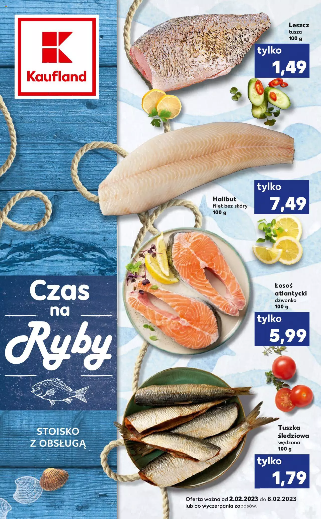 KAUFLAND gazetka Ulotka Ryby ważna od 02.02.2023 do 08.02.2023 strona 1