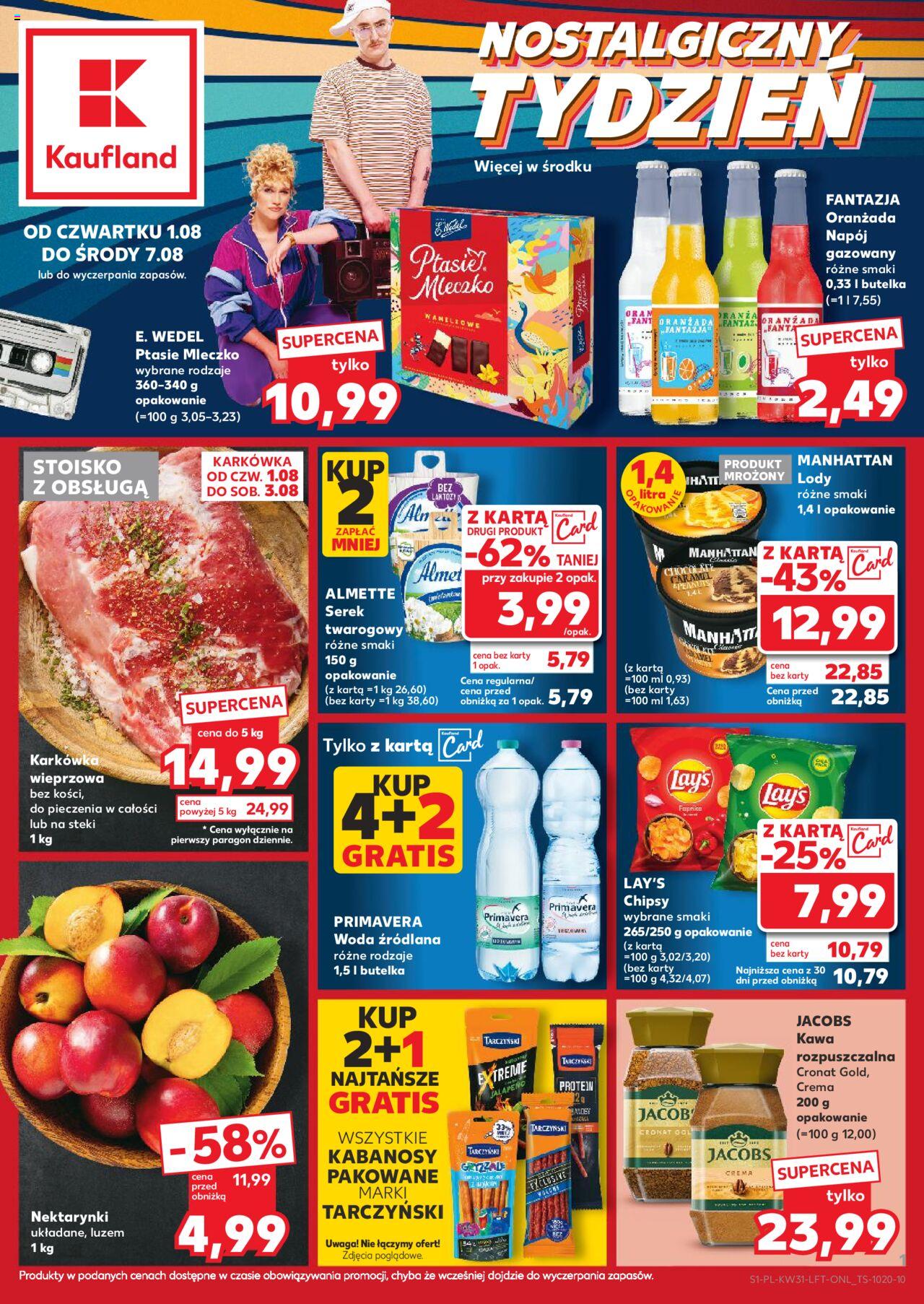 KAUFLAND gazetka ważna od 01.08.2024 do 07.08.2024 strona 1