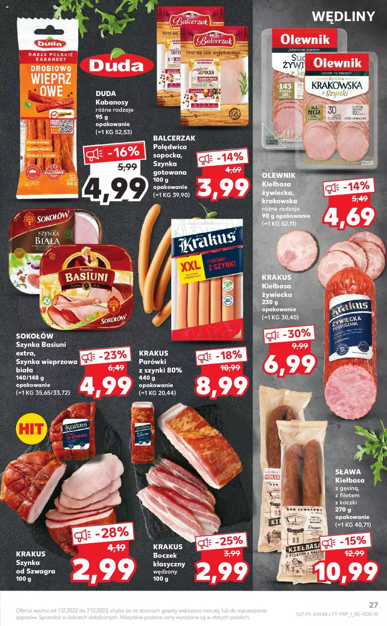 KAUFLAND gazetka ważna  od 01.12.2022 do 07.12.2022 strona 27