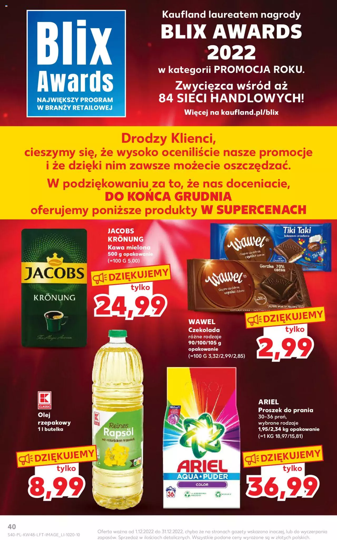 KAUFLAND gazetka ważna  od 01.12.2022 do 07.12.2022 strona 40