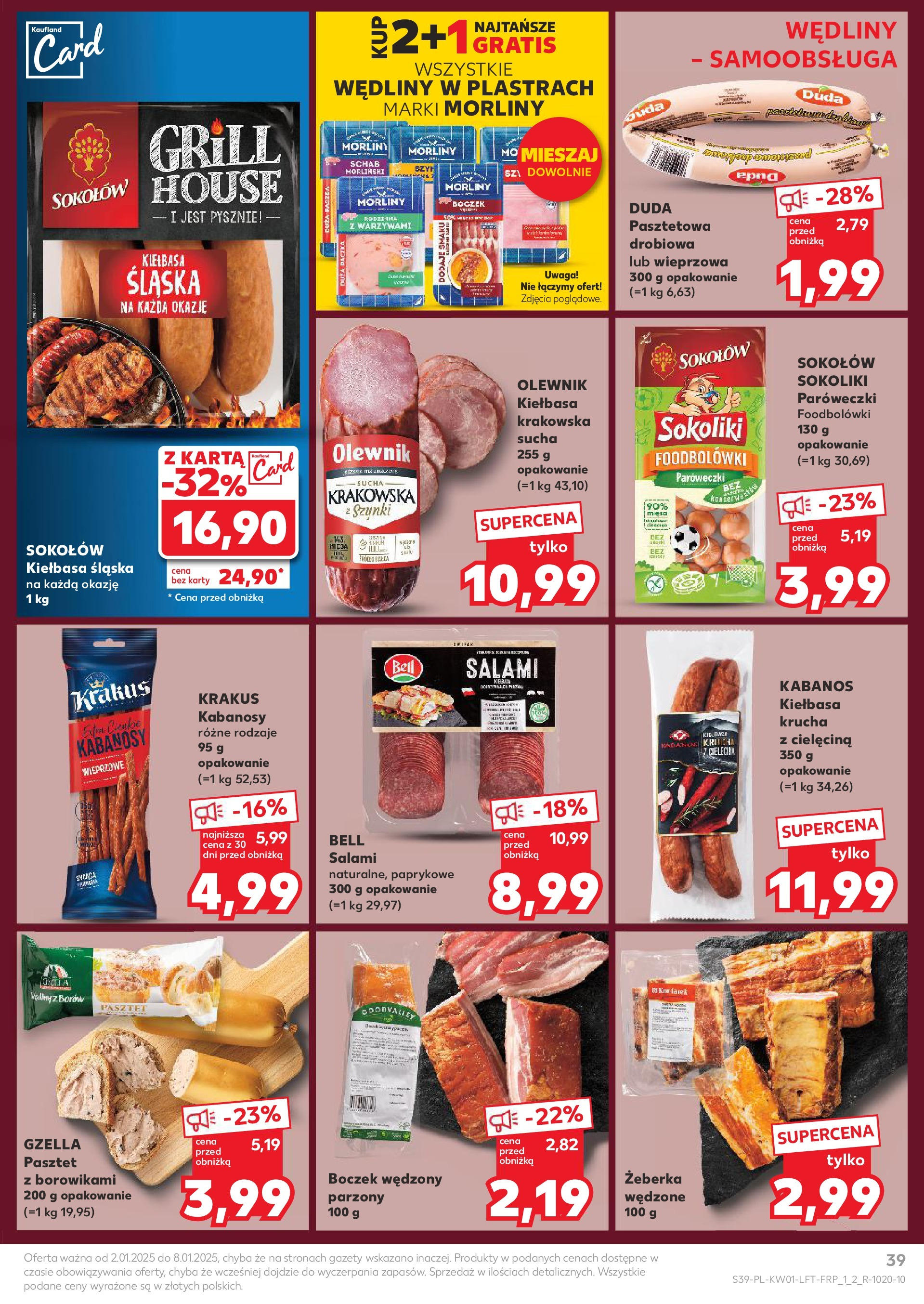 KAUFLAND gazetka ważna od 02.01.2025 do 08.01.2025 strona 39