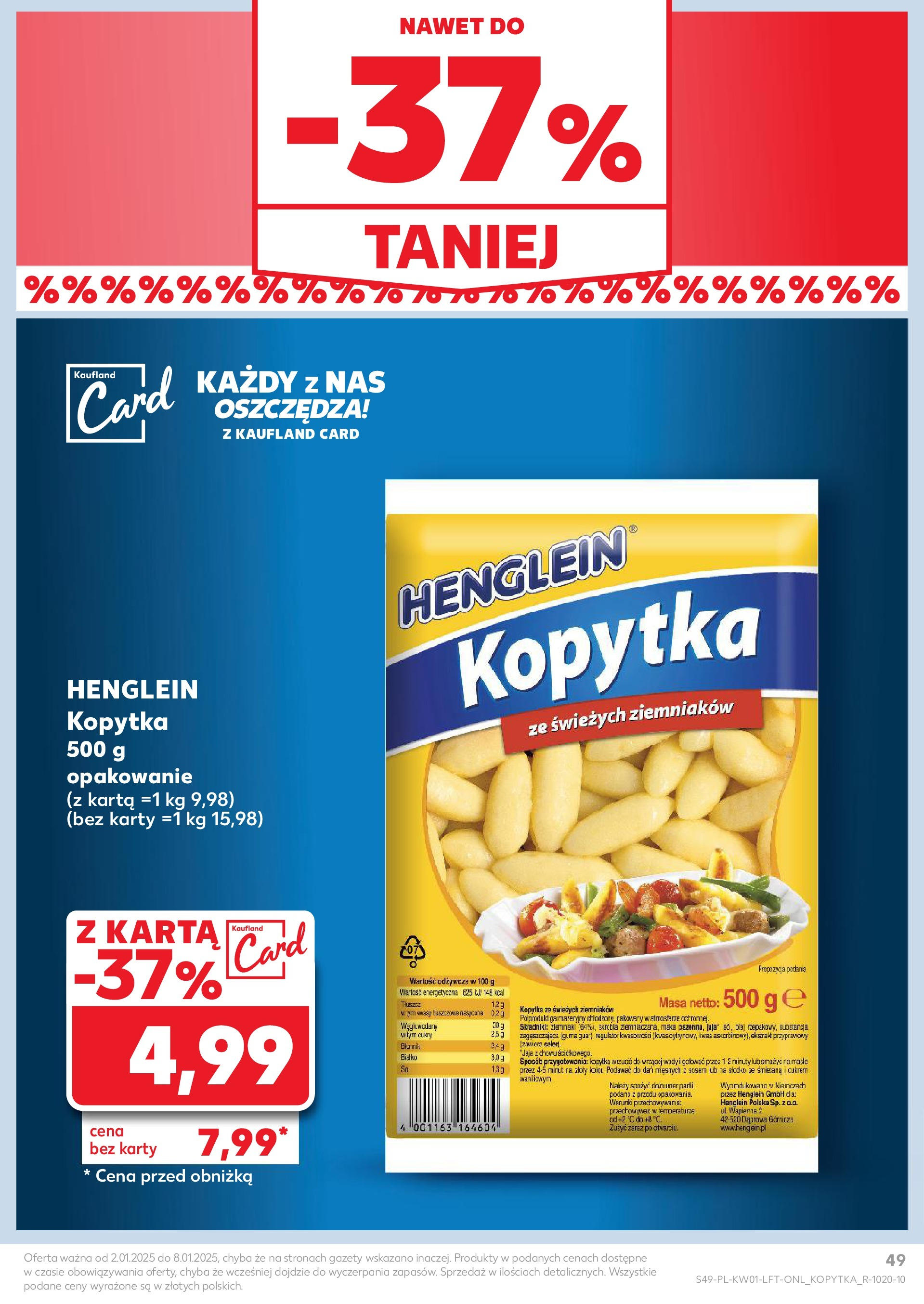 KAUFLAND gazetka ważna od 02.01.2025 do 08.01.2025 strona 47