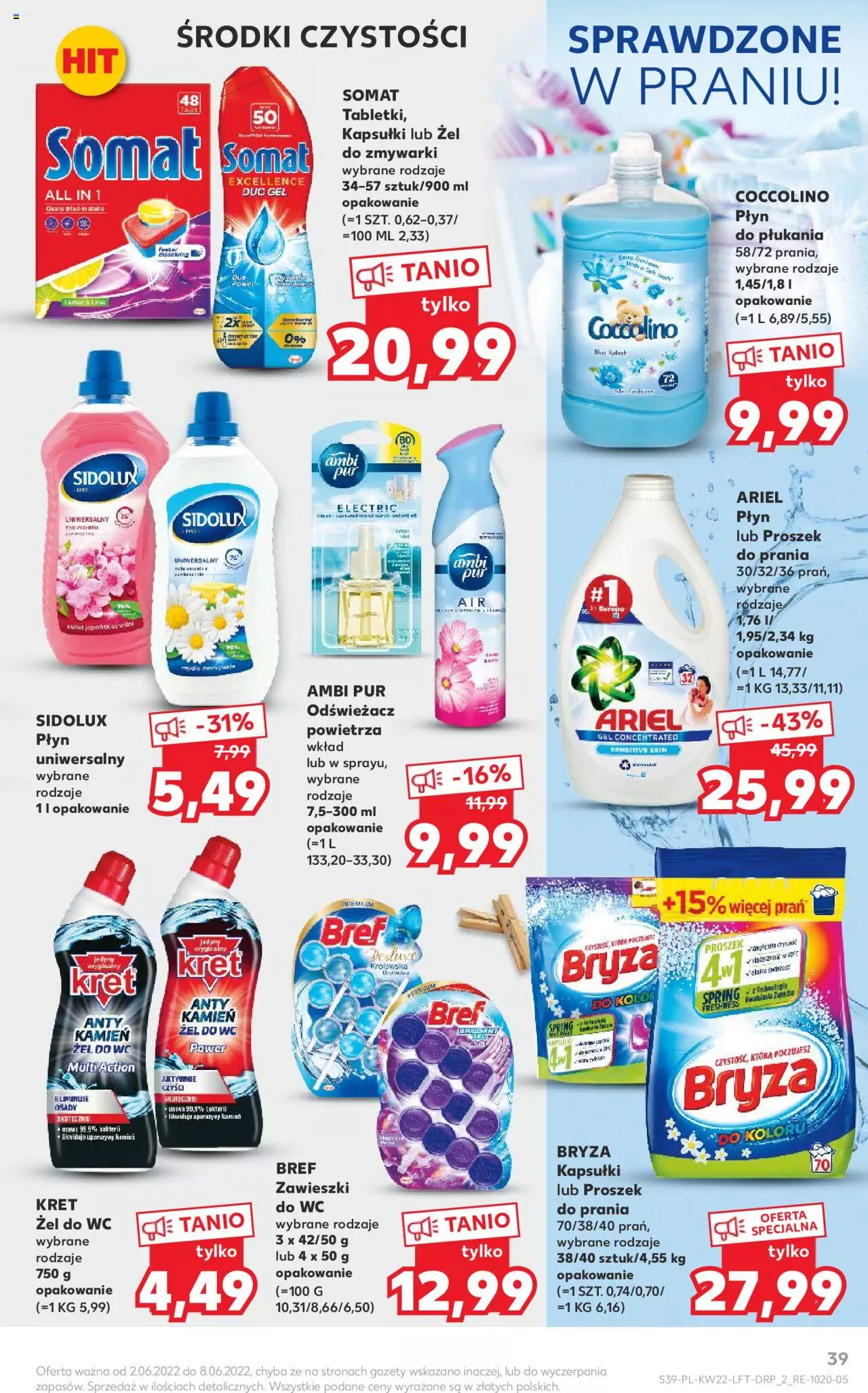Kaufland gazetka ważna od  02.06.2022 do 08.06.2022 strona 39