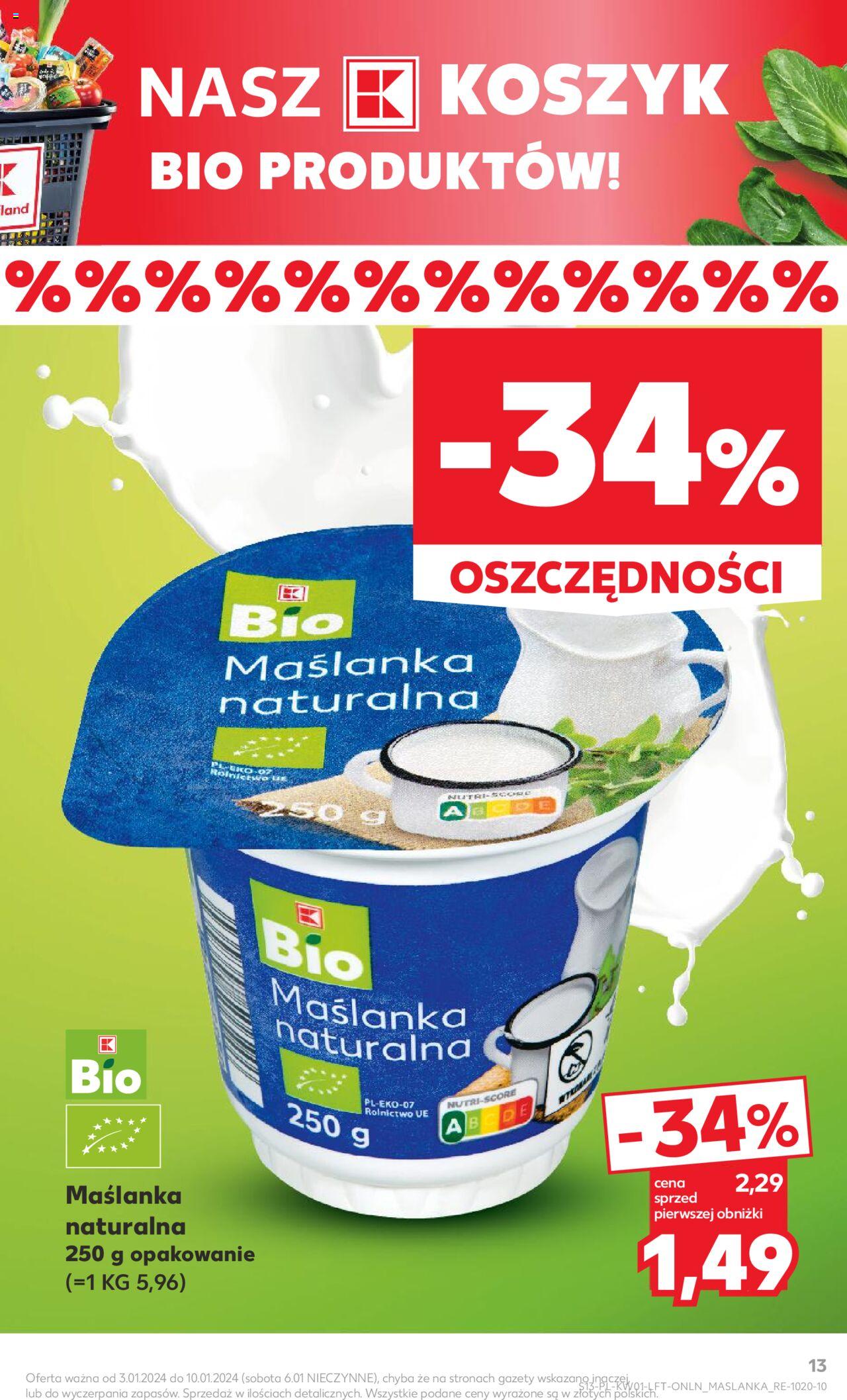KAUFLAND gazetka ważna od 03.01.2024 do 10.01.2024 strona 13