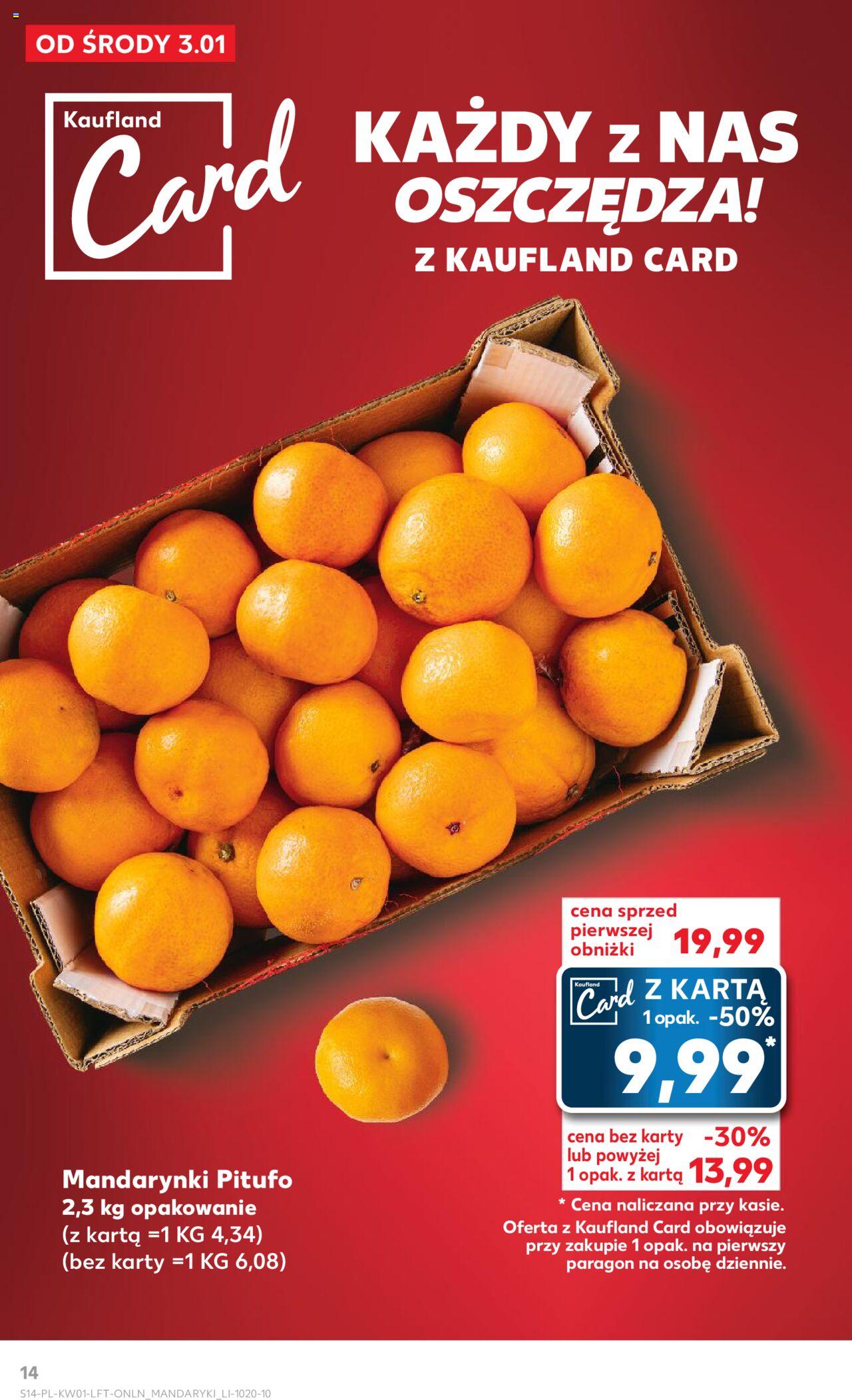KAUFLAND gazetka ważna od 03.01.2024 do 10.01.2024 strona 14