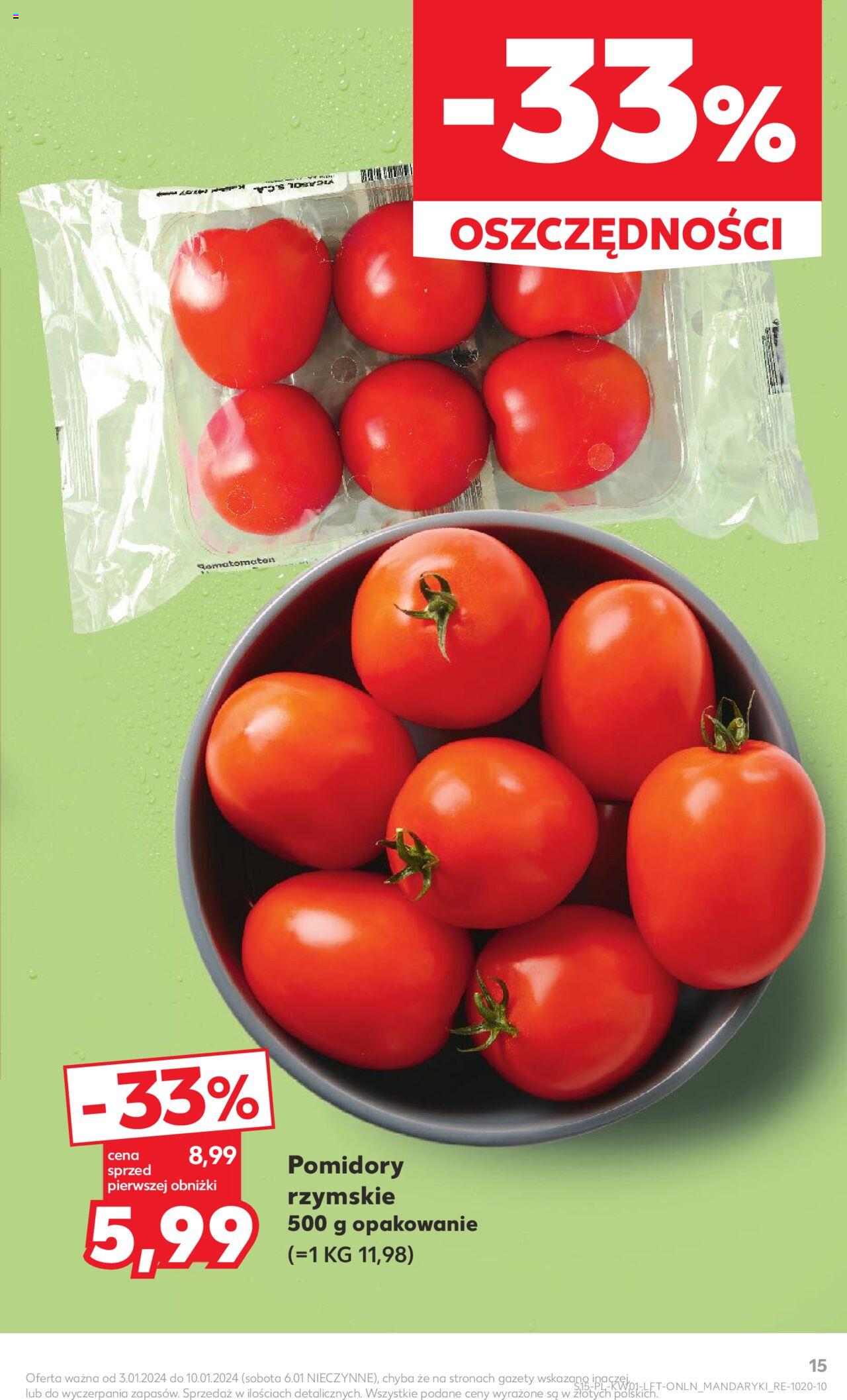 KAUFLAND gazetka ważna od 03.01.2024 do 10.01.2024 strona 15