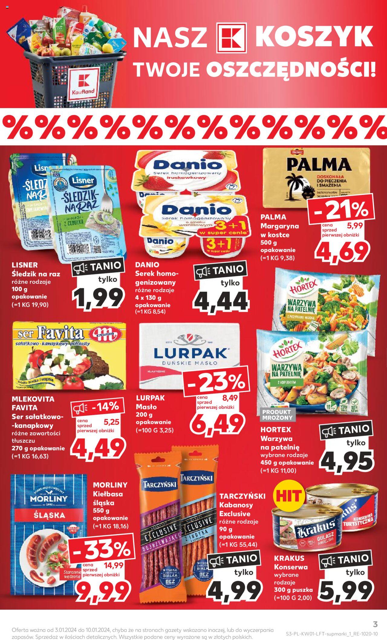 KAUFLAND gazetka ważna od 03.01.2024 do 10.01.2024 strona 3