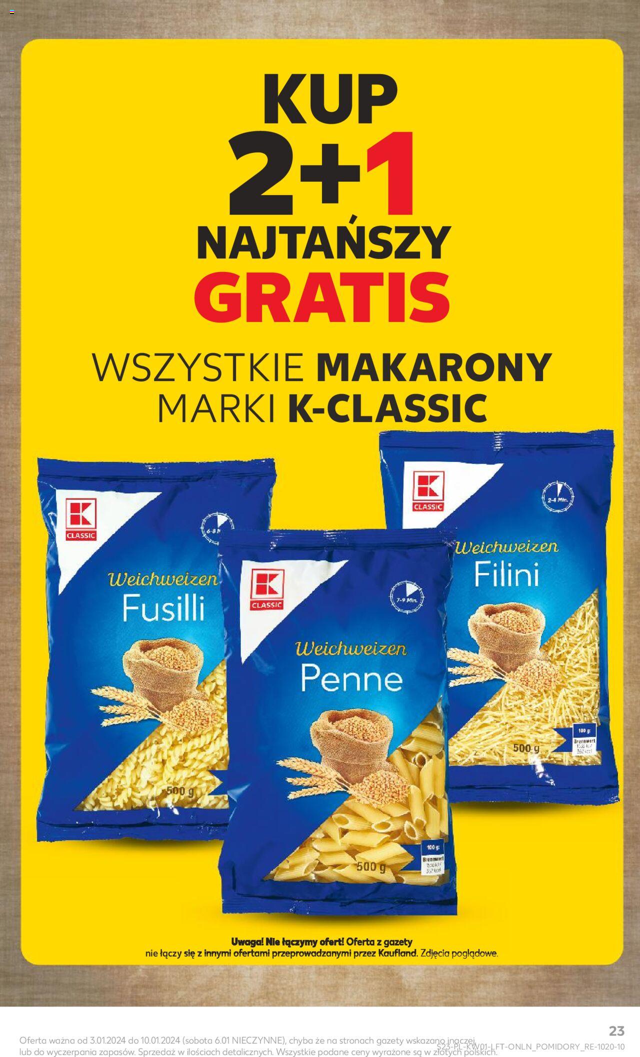 KAUFLAND gazetka ważna od 03.01.2024 do 10.01.2024 strona 23
