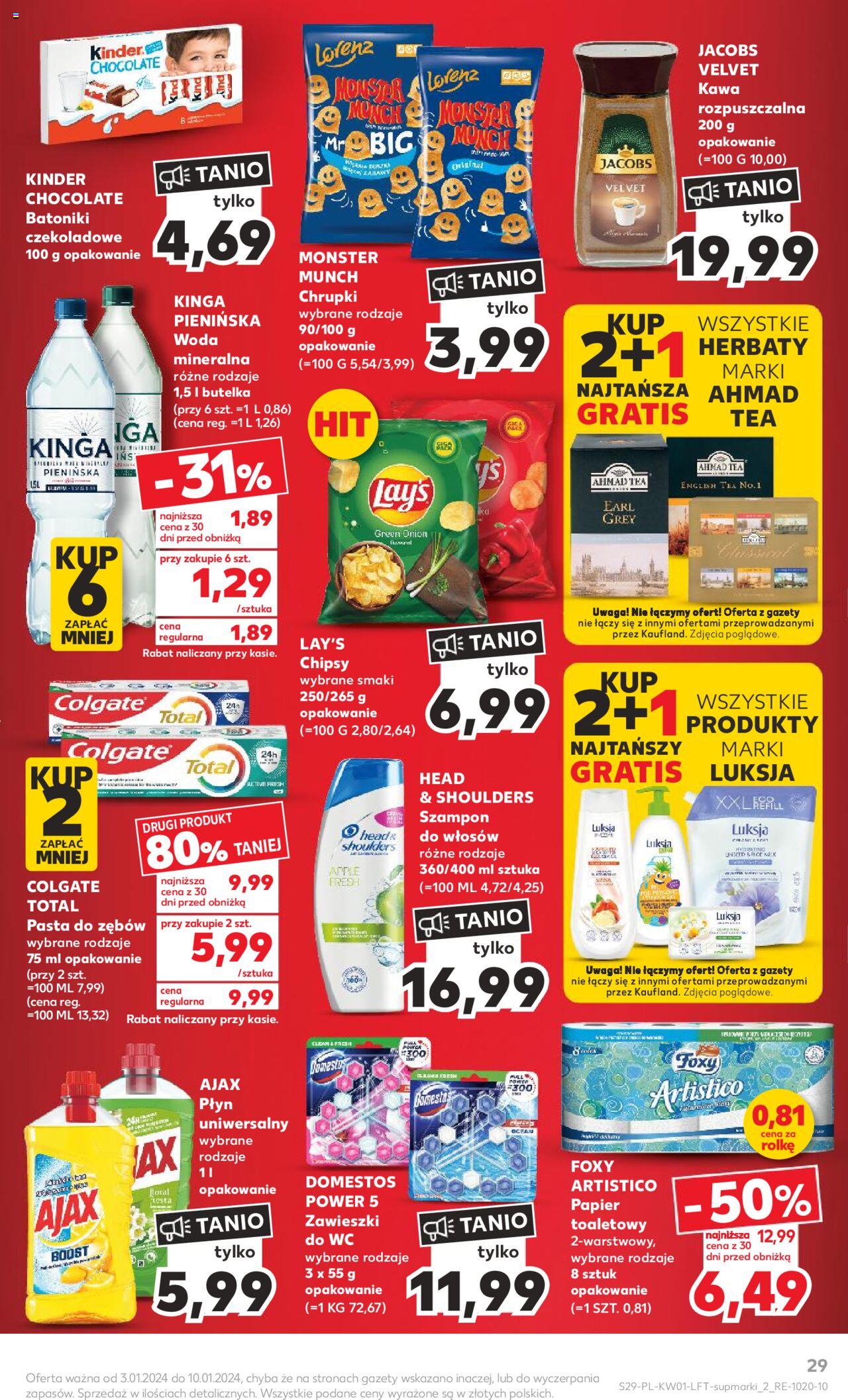 KAUFLAND gazetka ważna od 03.01.2024 do 10.01.2024 strona 29