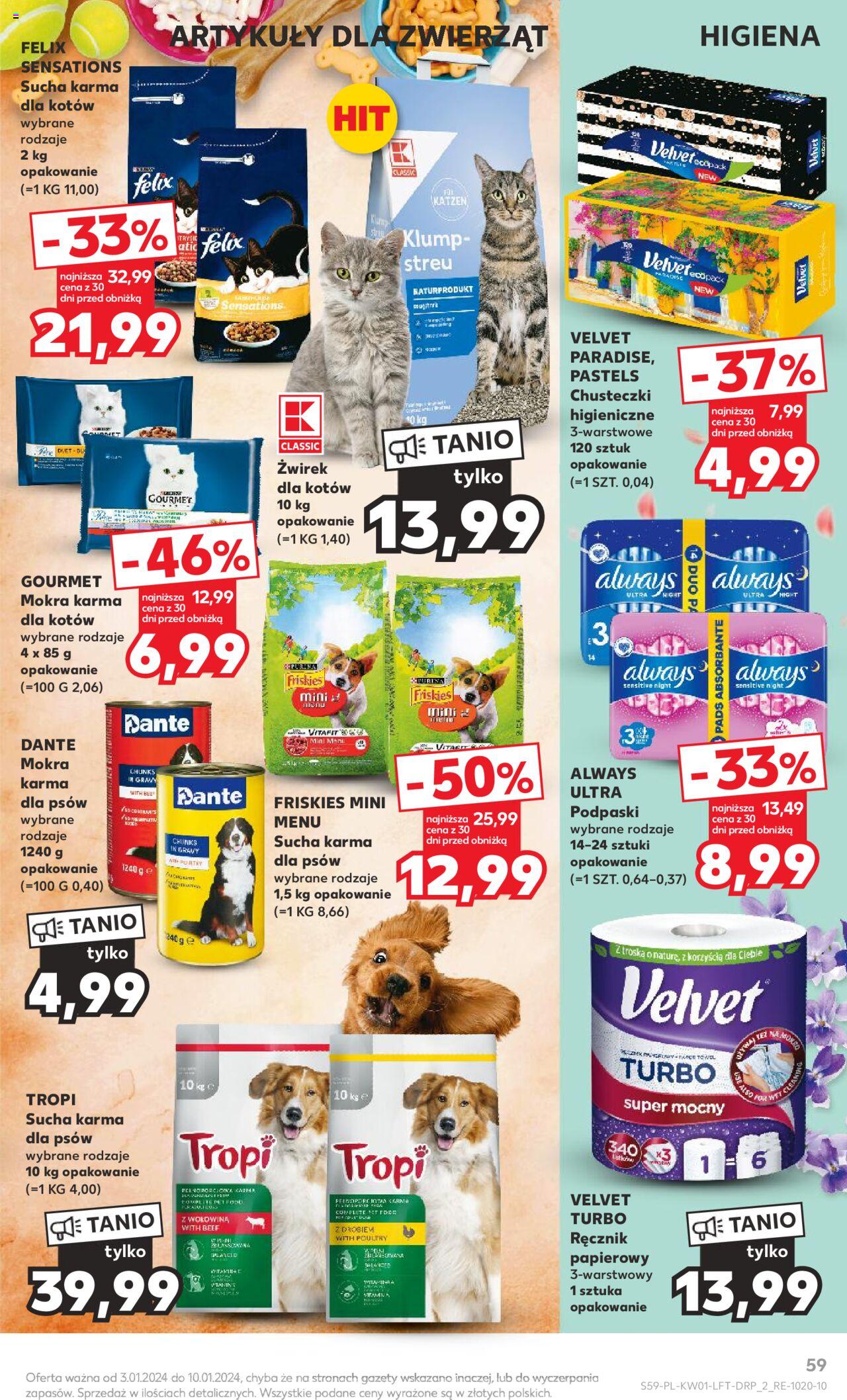 KAUFLAND gazetka ważna od 03.01.2024 do 10.01.2024 strona 57