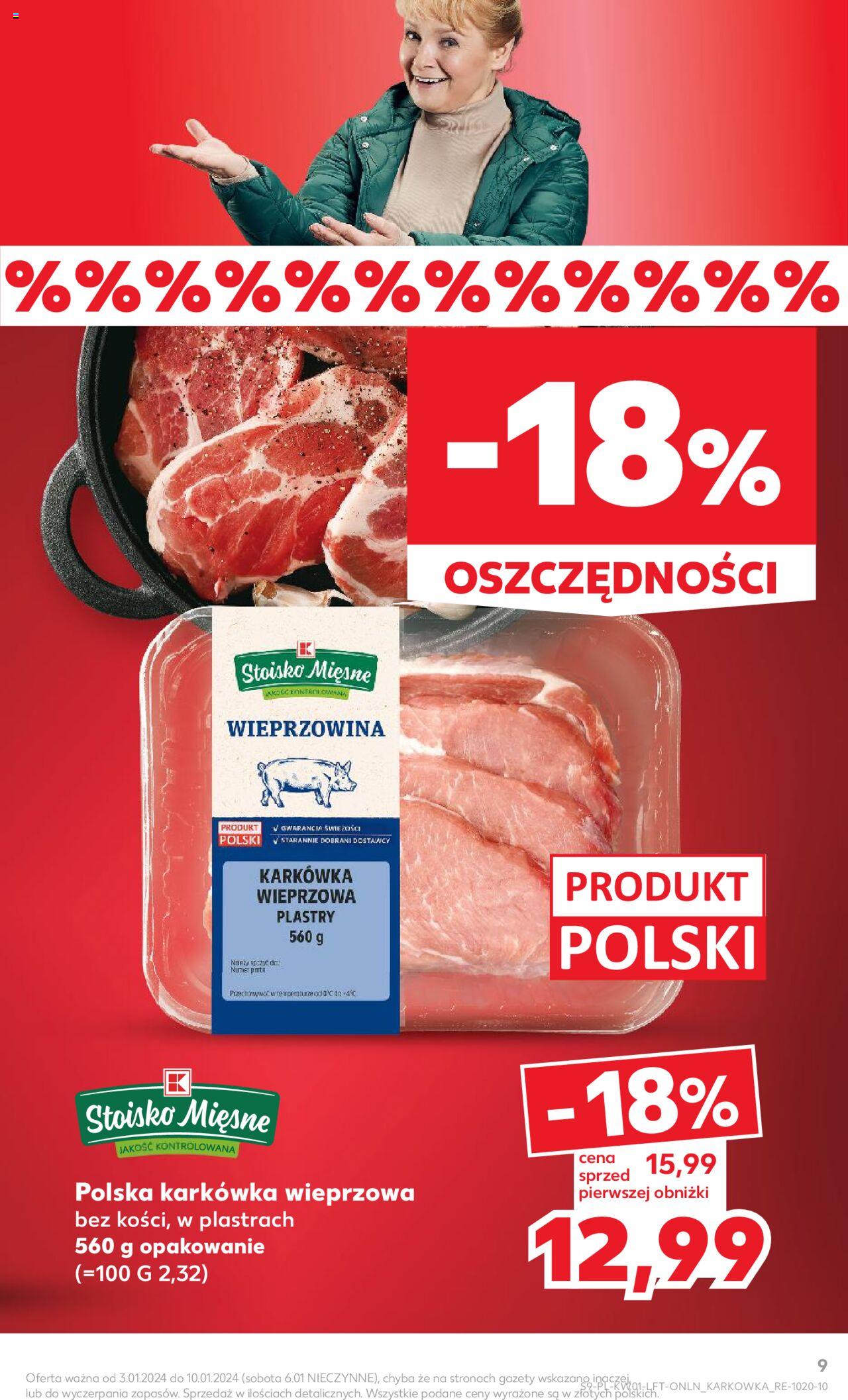 KAUFLAND gazetka ważna od 03.01.2024 do 10.01.2024 strona 9