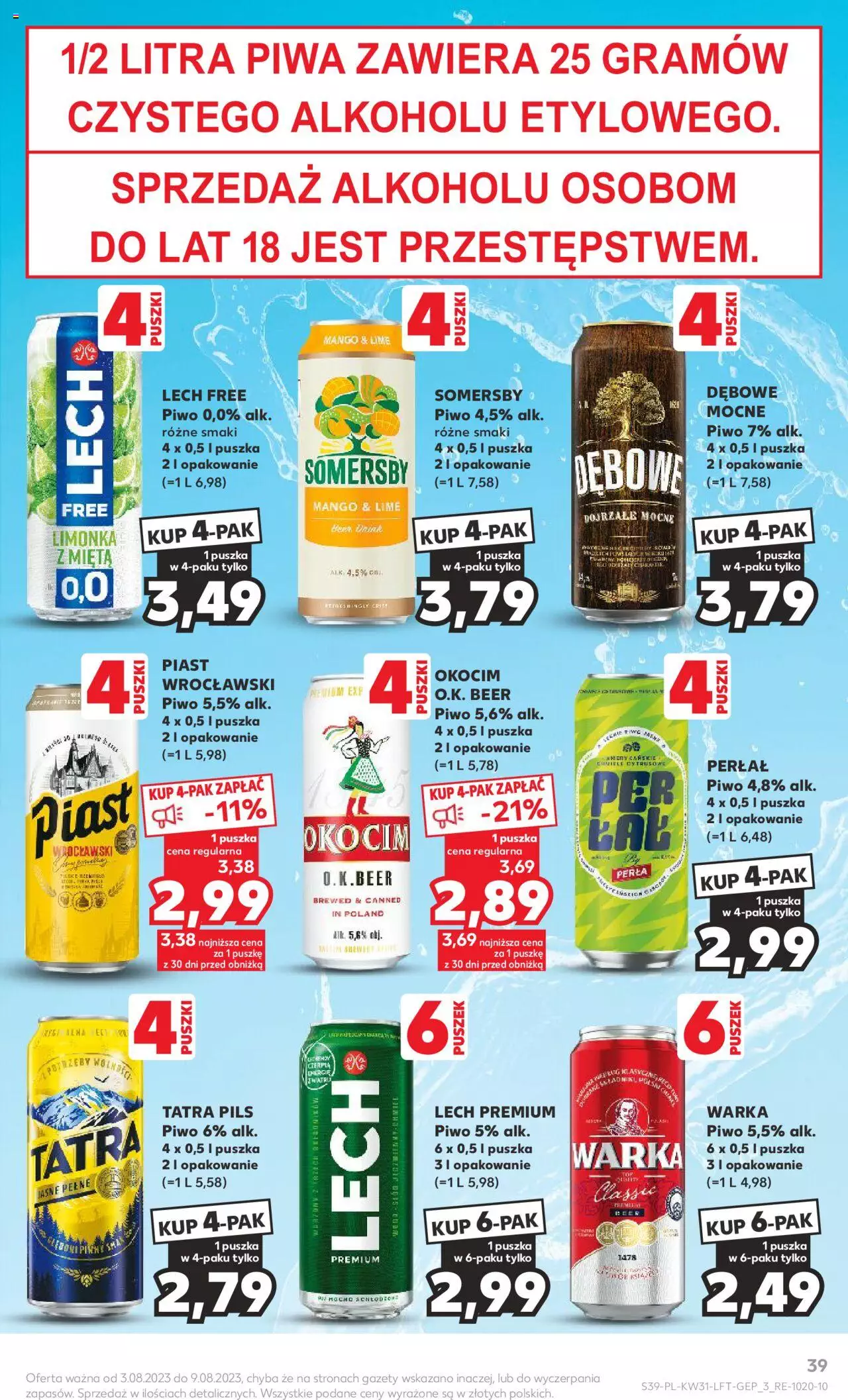 KAUFLAND gazetka ważna od 03.08.2023 do 09.08.2023 strona 39