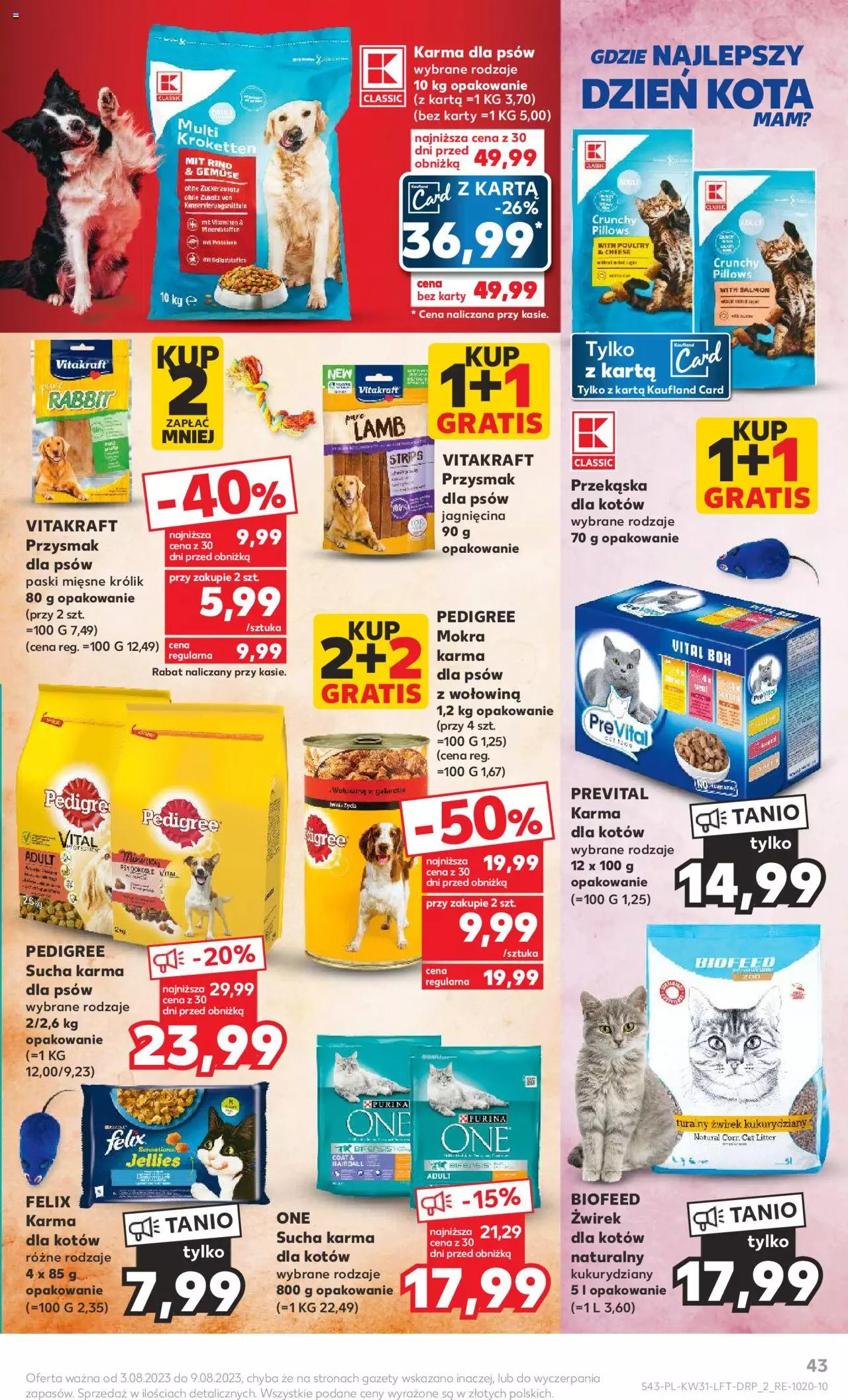 KAUFLAND gazetka ważna od 03.08.2023 do 09.08.2023 strona 43