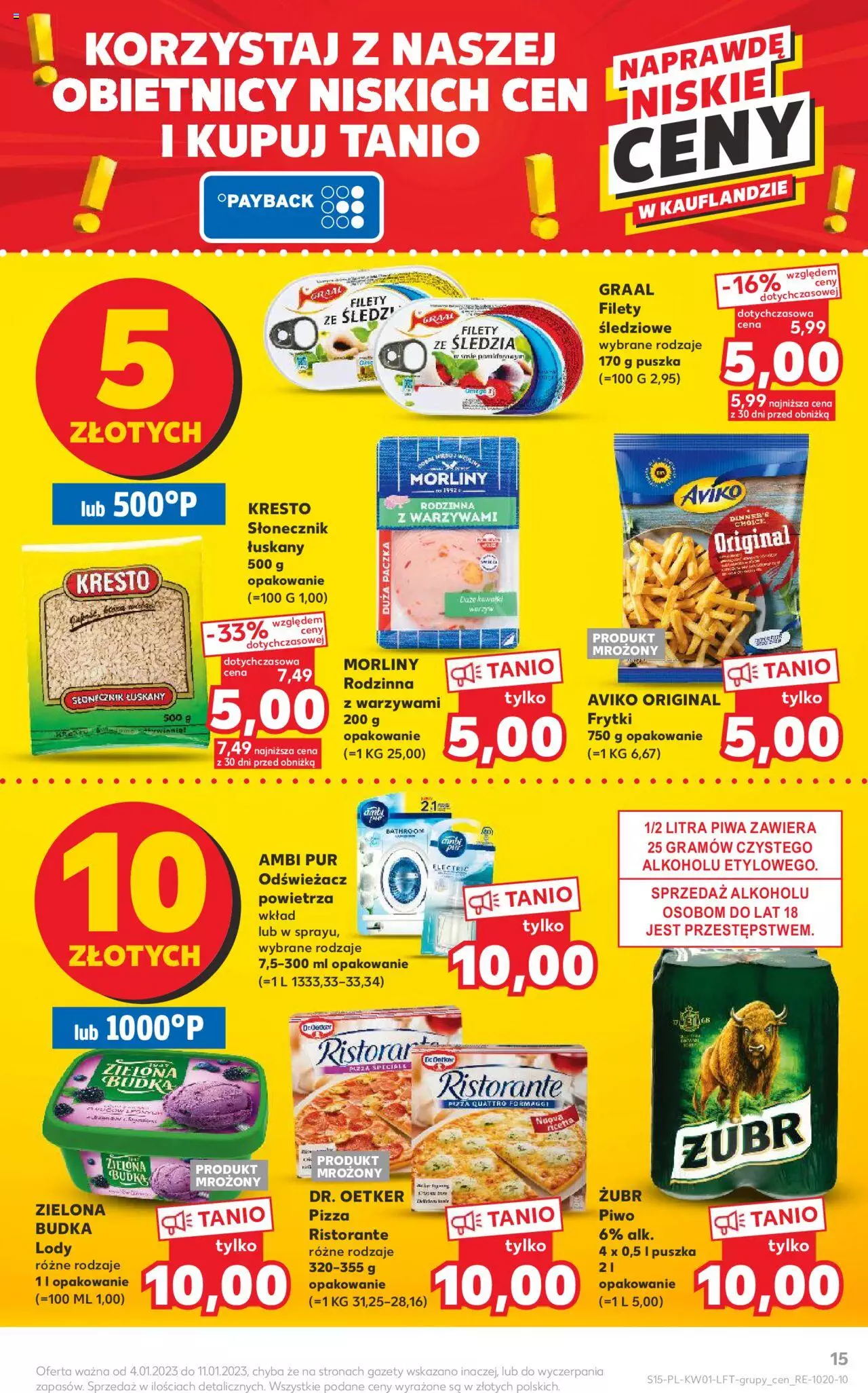 KAUFLAND gazetka ważna od 04.01.2023 do 11.01.2023 strona 15