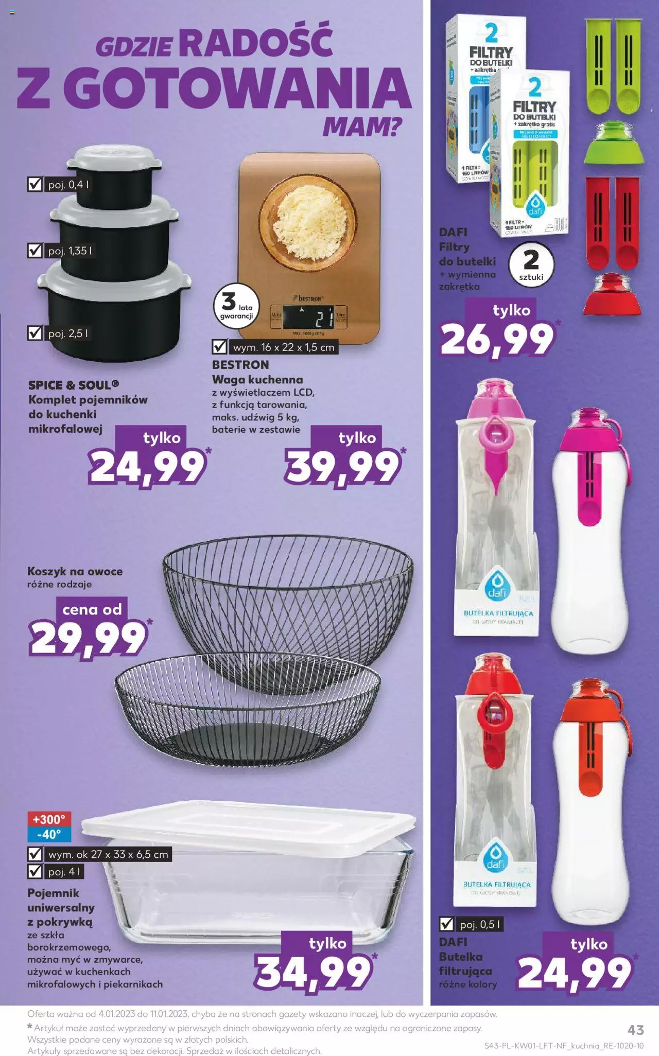 KAUFLAND gazetka ważna od 04.01.2023 do 11.01.2023 strona 43