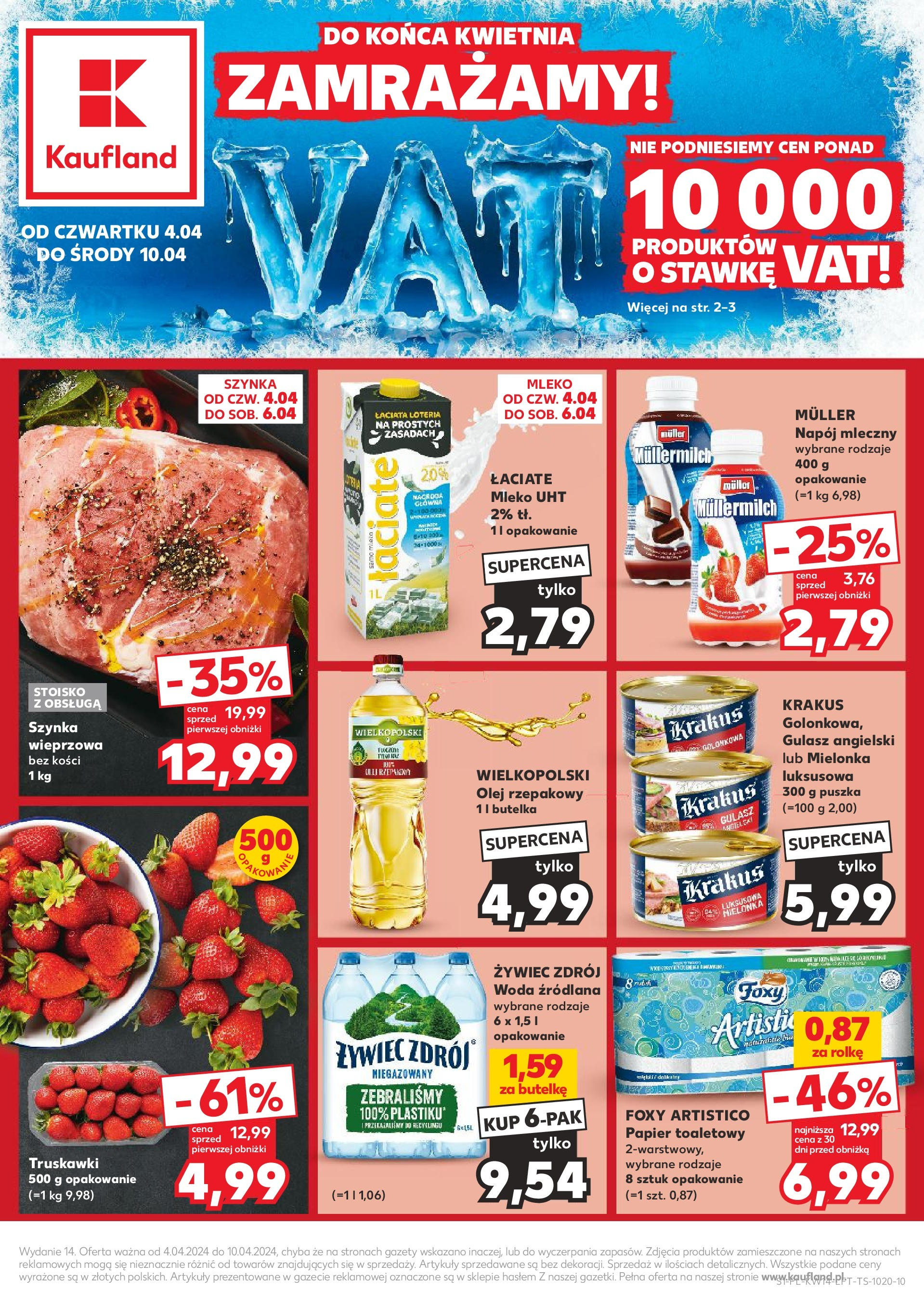 KAUFLAND gazetka ważna od 04.04.2024 do 10.04.2024 strona 1
