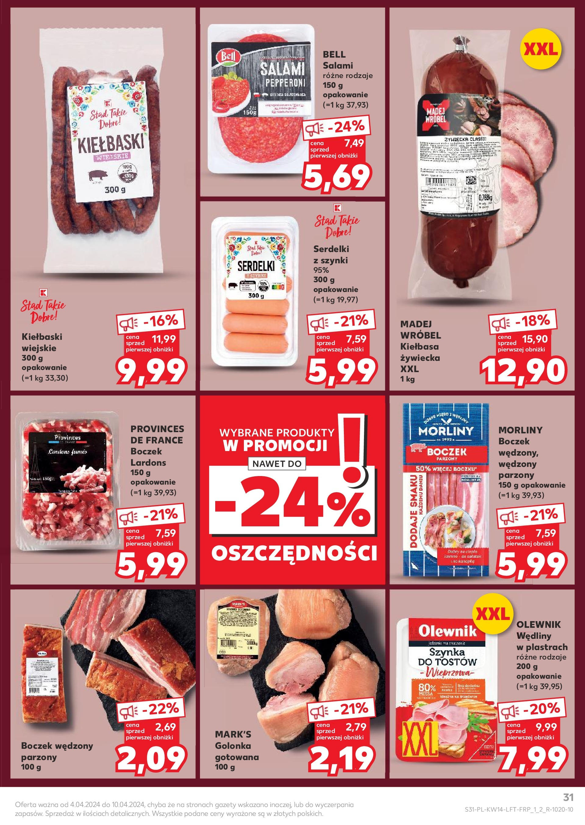 KAUFLAND gazetka ważna od 04.04.2024 do 10.04.2024 strona 31