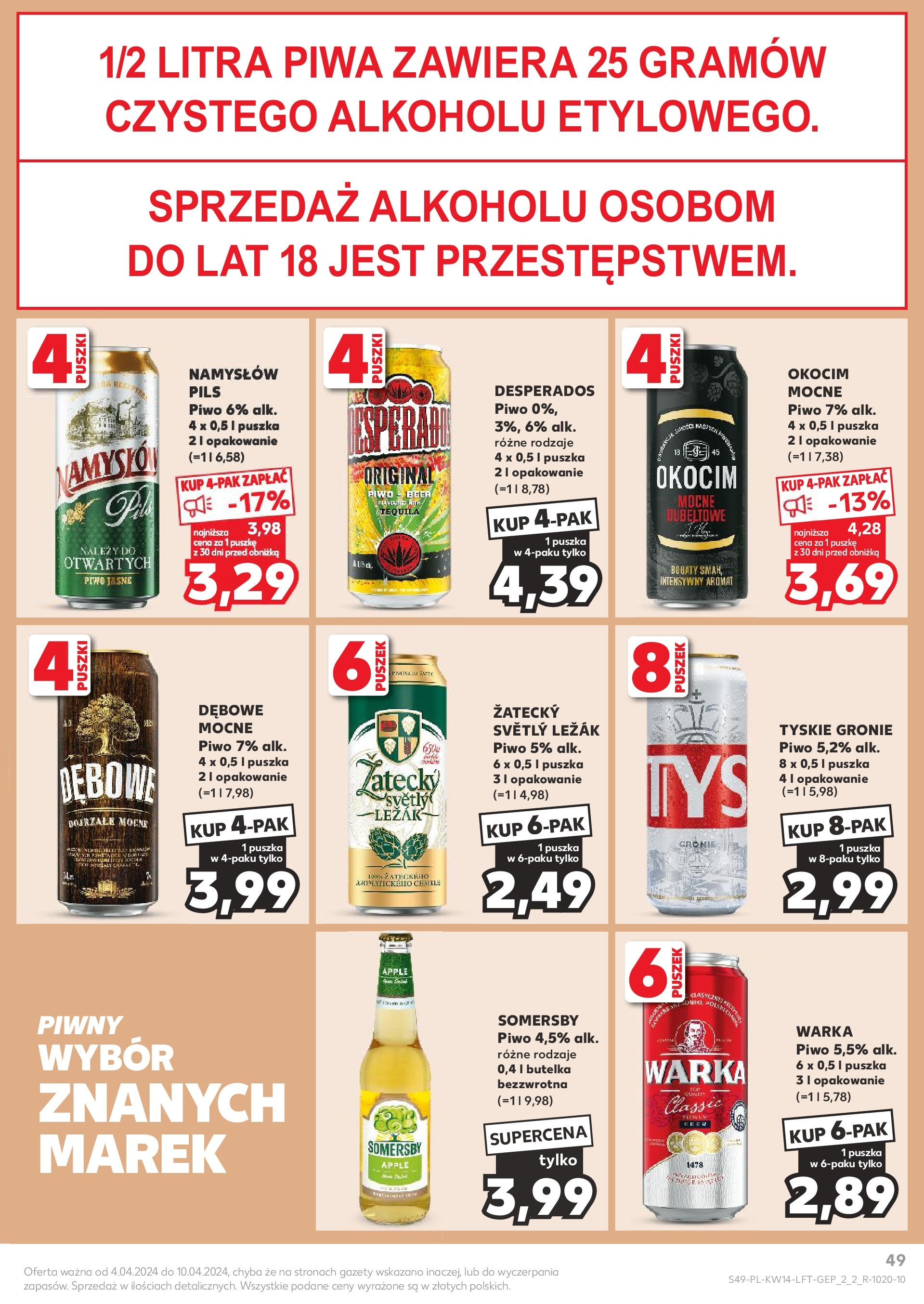 KAUFLAND gazetka ważna od 04.04.2024 do 10.04.2024 strona 46