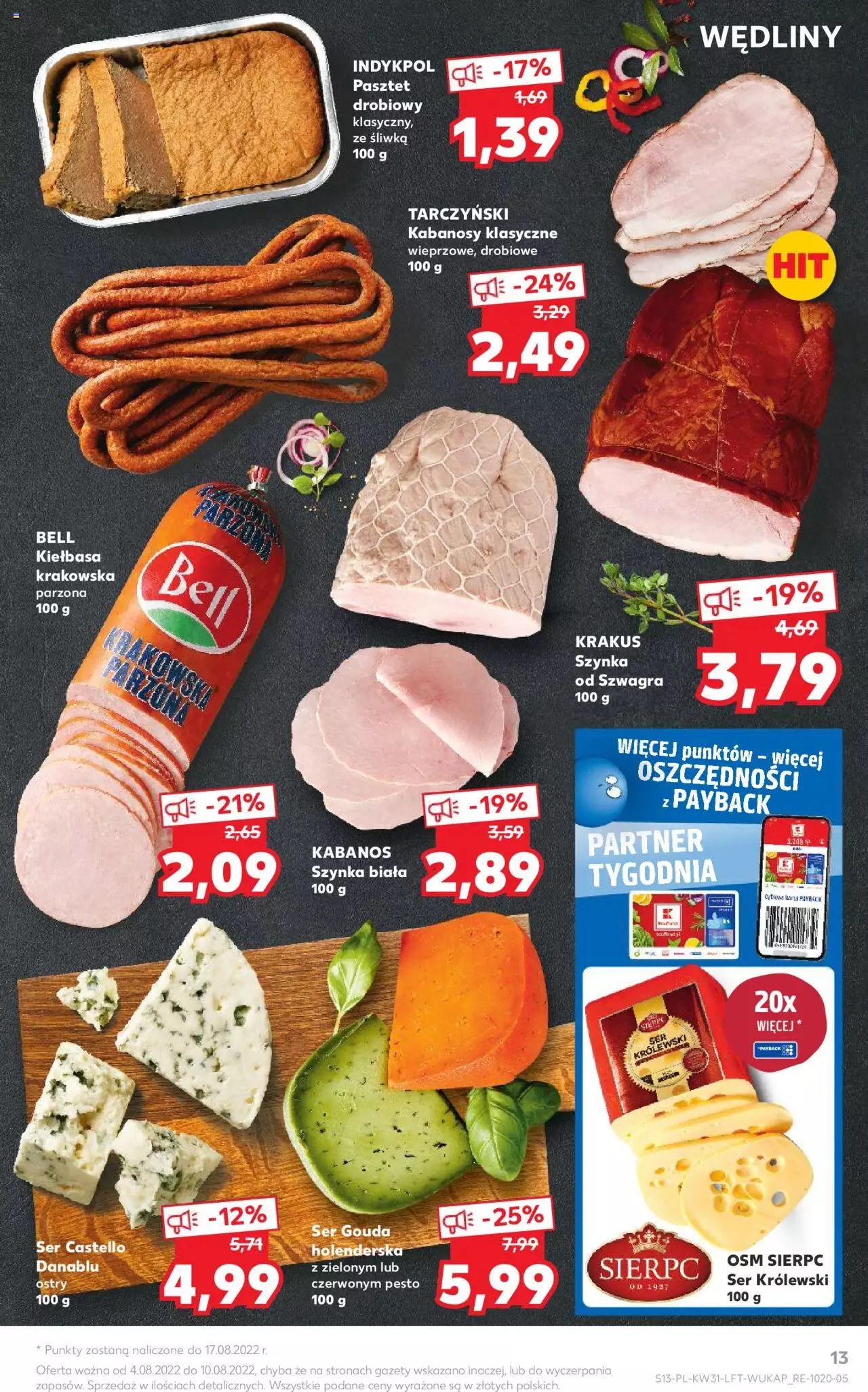 Kaufland gazetka ważna od 04.08.2022 do 10.08.2022 strona 13
