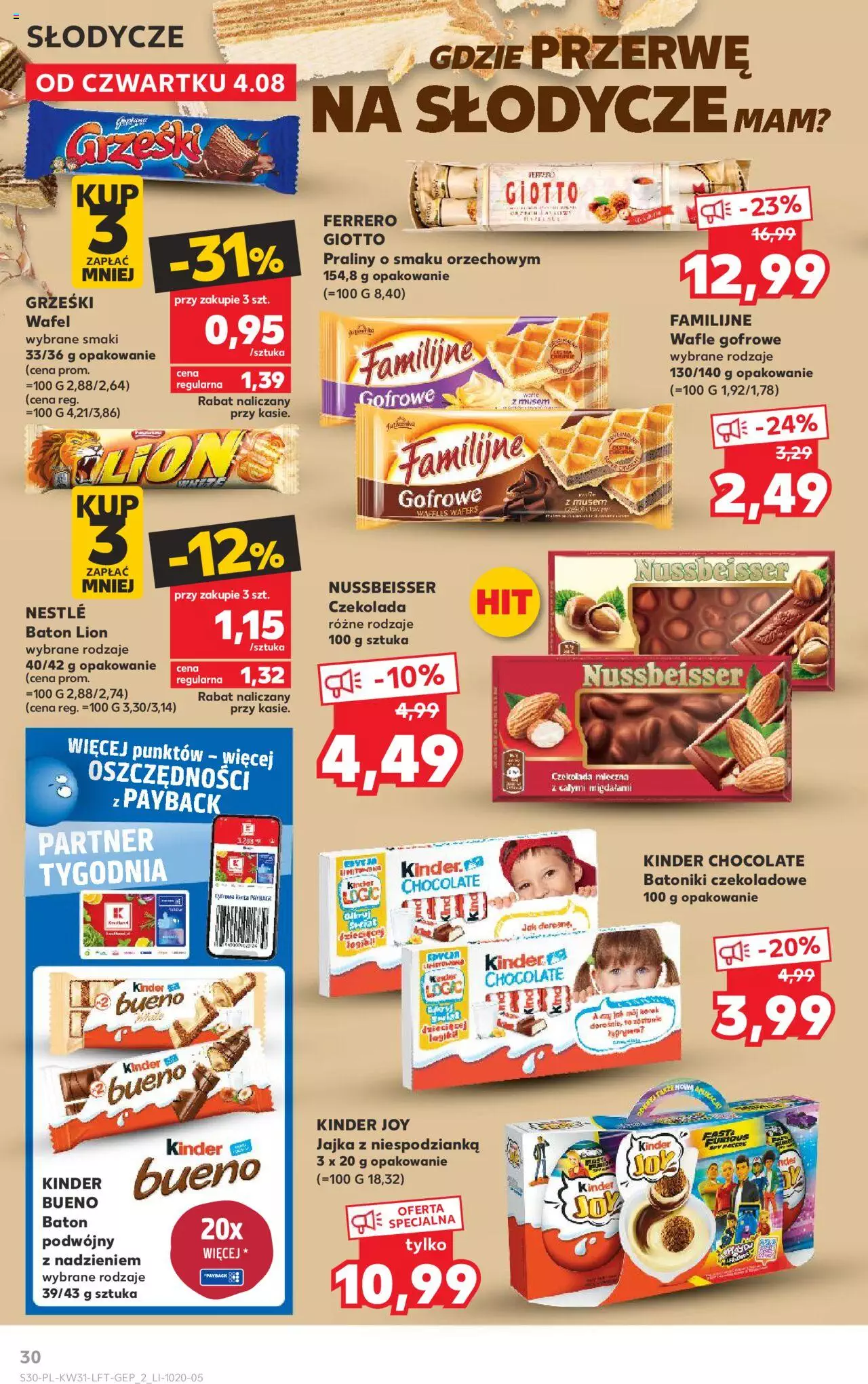 Kaufland gazetka ważna od 04.08.2022 do 10.08.2022 strona 30