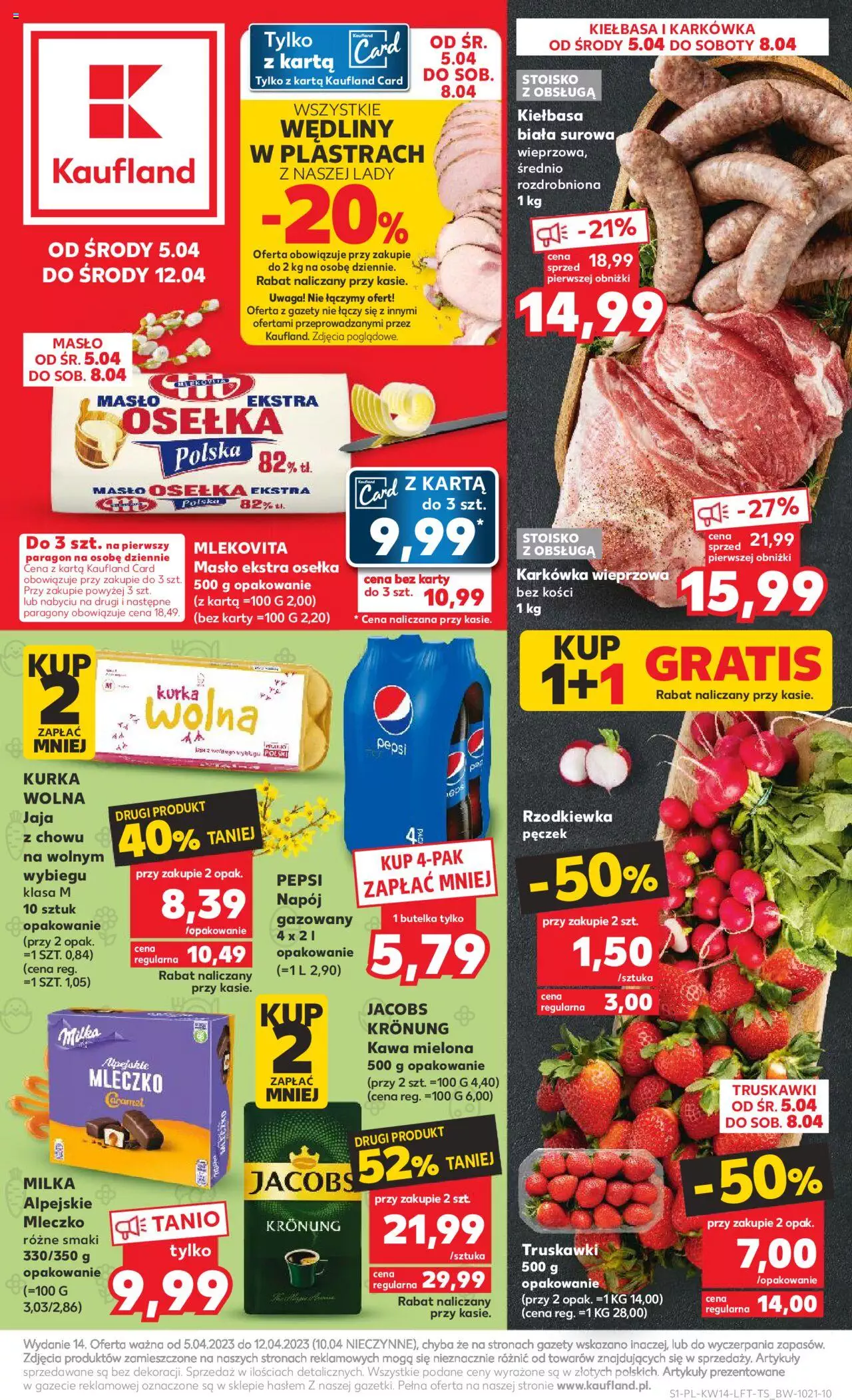 KAUFLAND gazetka ważna od 05.04.2023 do 12.04.2023 strona 1