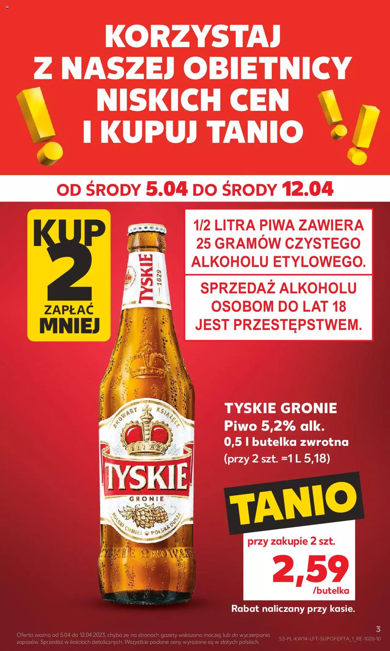 KAUFLAND gazetka ważna od 05.04.2023 do 12.04.2023 strona 3