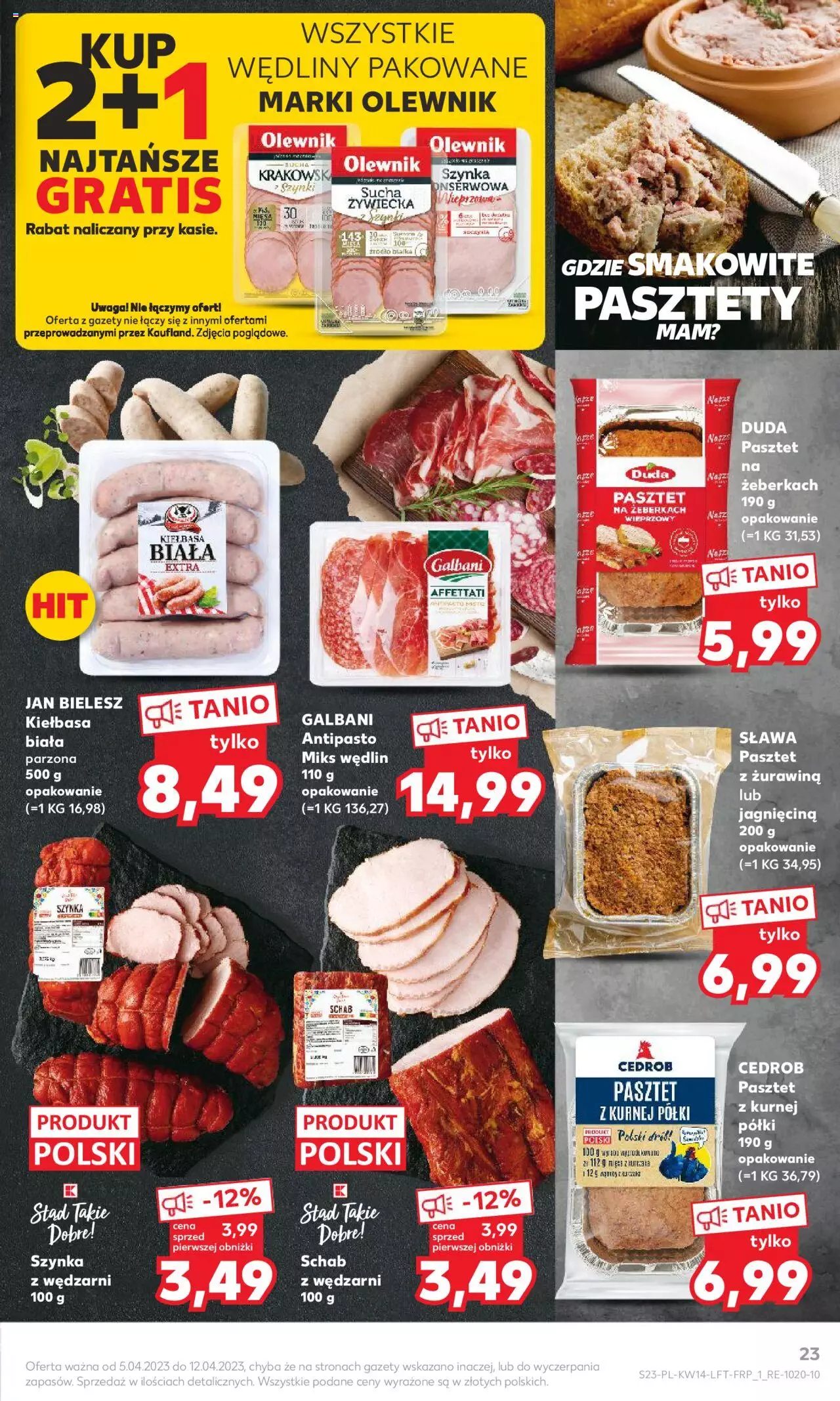 KAUFLAND gazetka ważna od 05.04.2023 do 12.04.2023 strona 23