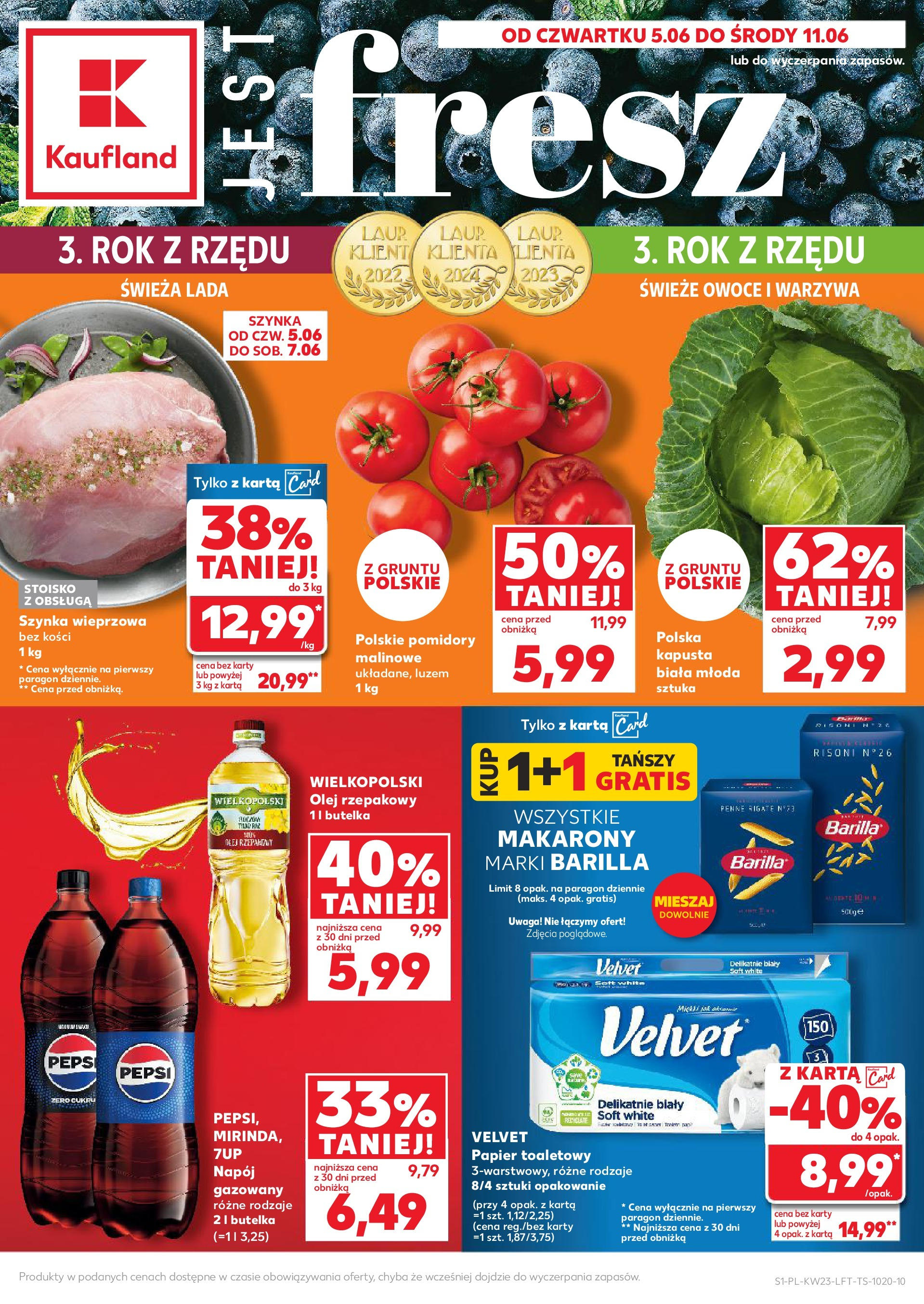 KAUFLAND gazetka ważna od 05.06.2025 do 11.06.2025 strona 1