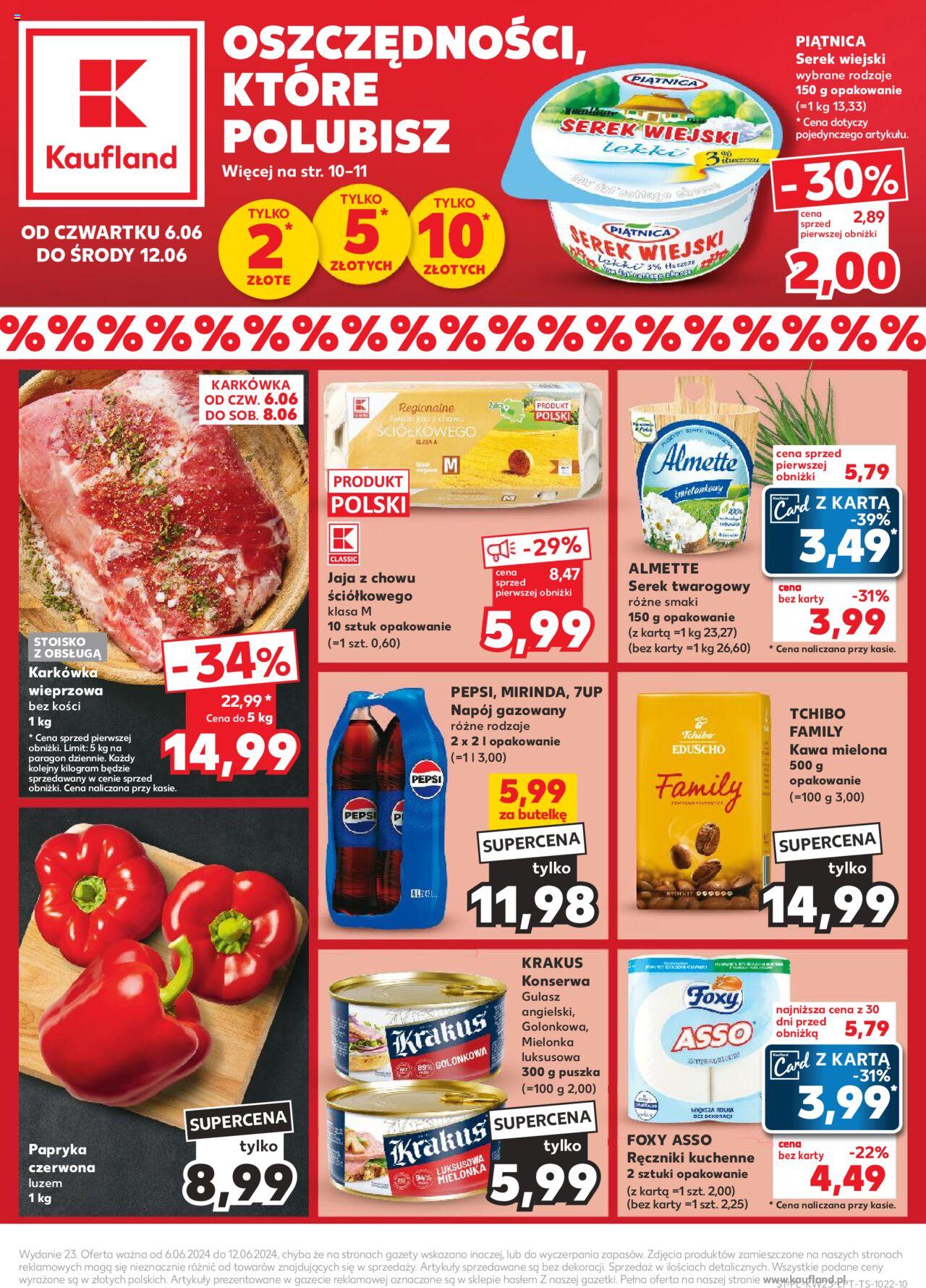 KAUFLAND gazetka ważna od 06.06.2024 do 12.06.2024 strona 1