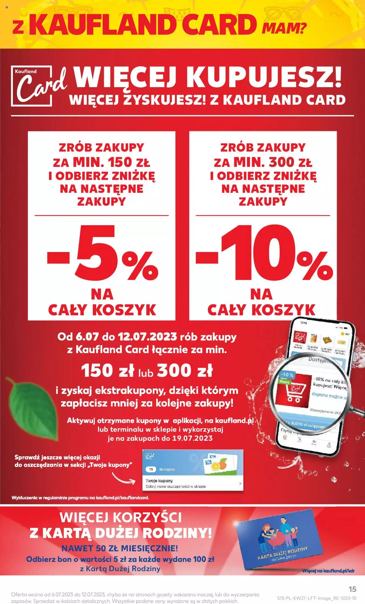 KAUFLAND gazetka ważna od 06.07.2023 do 12.07.2023 strona 15