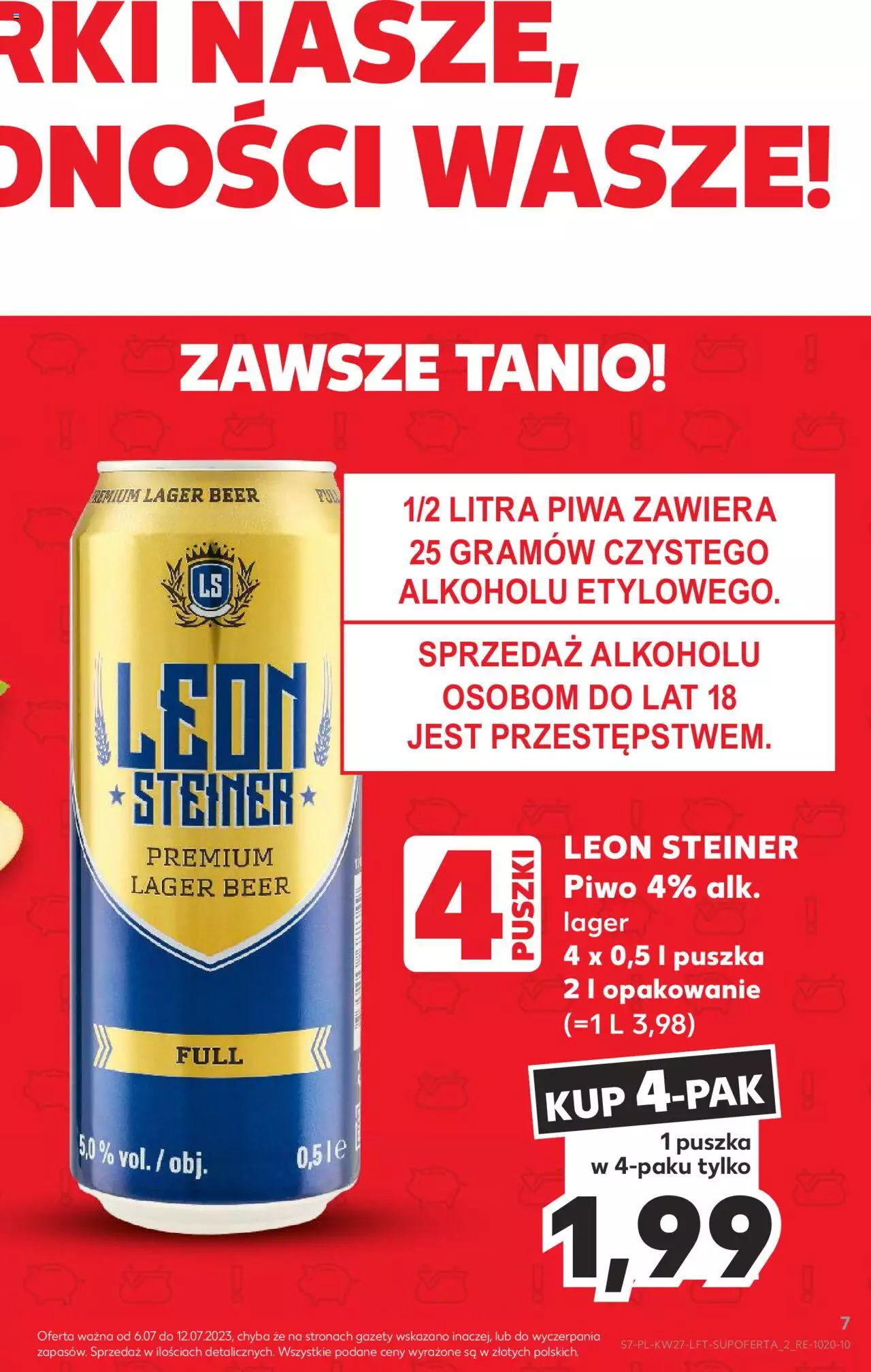 KAUFLAND gazetka ważna od 06.07.2023 do 12.07.2023 strona 7