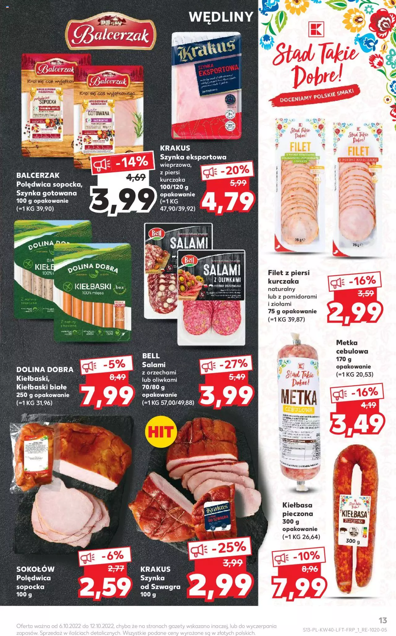 KAUFLAND gazetka ważna od 06.10.2022 do 12.10.2022 strona 13