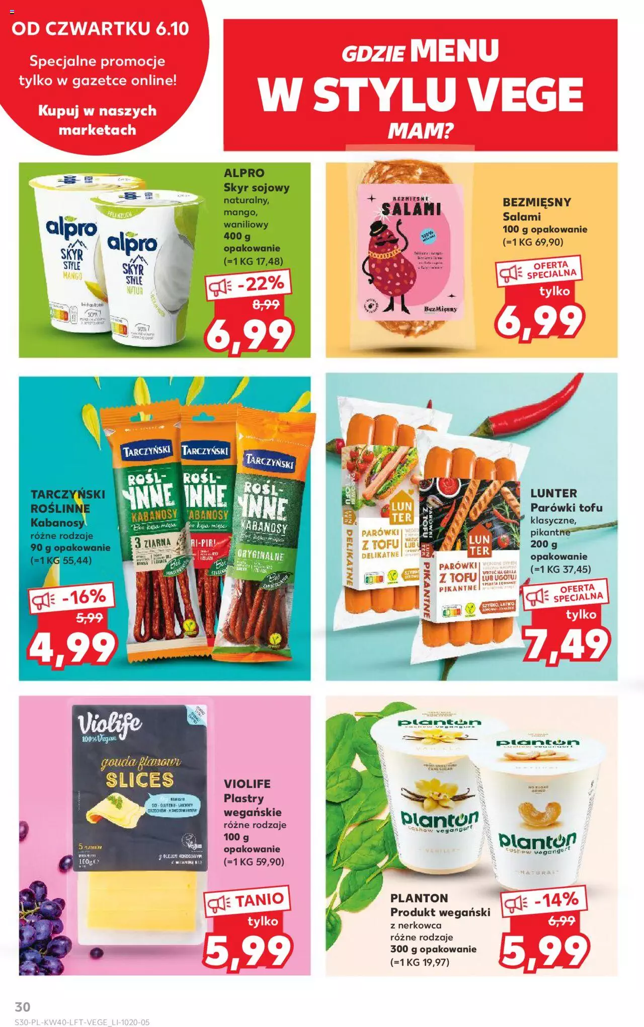 KAUFLAND gazetka ważna od 06.10.2022 do 12.10.2022 strona 30