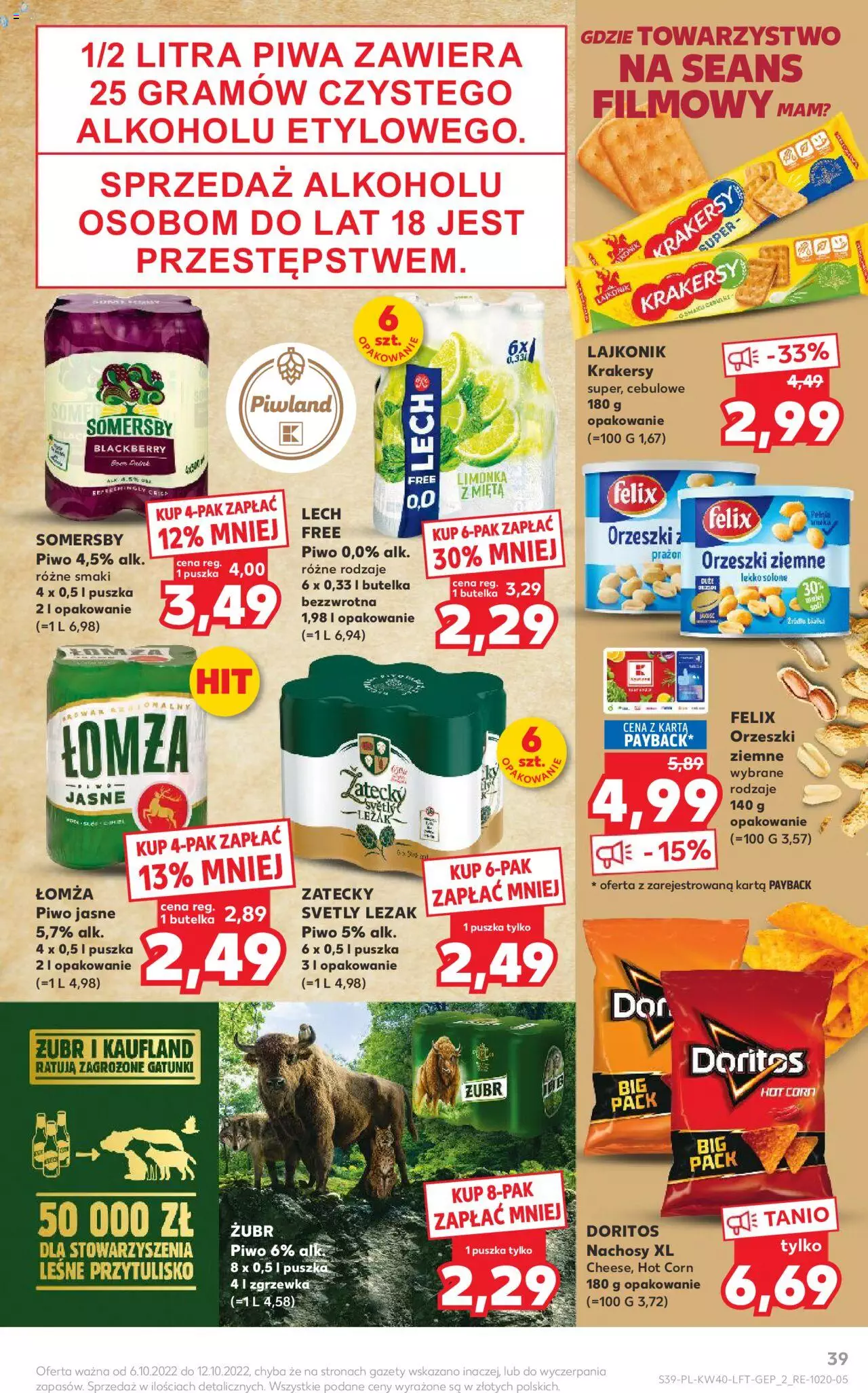 KAUFLAND gazetka ważna od 06.10.2022 do 12.10.2022 strona 39