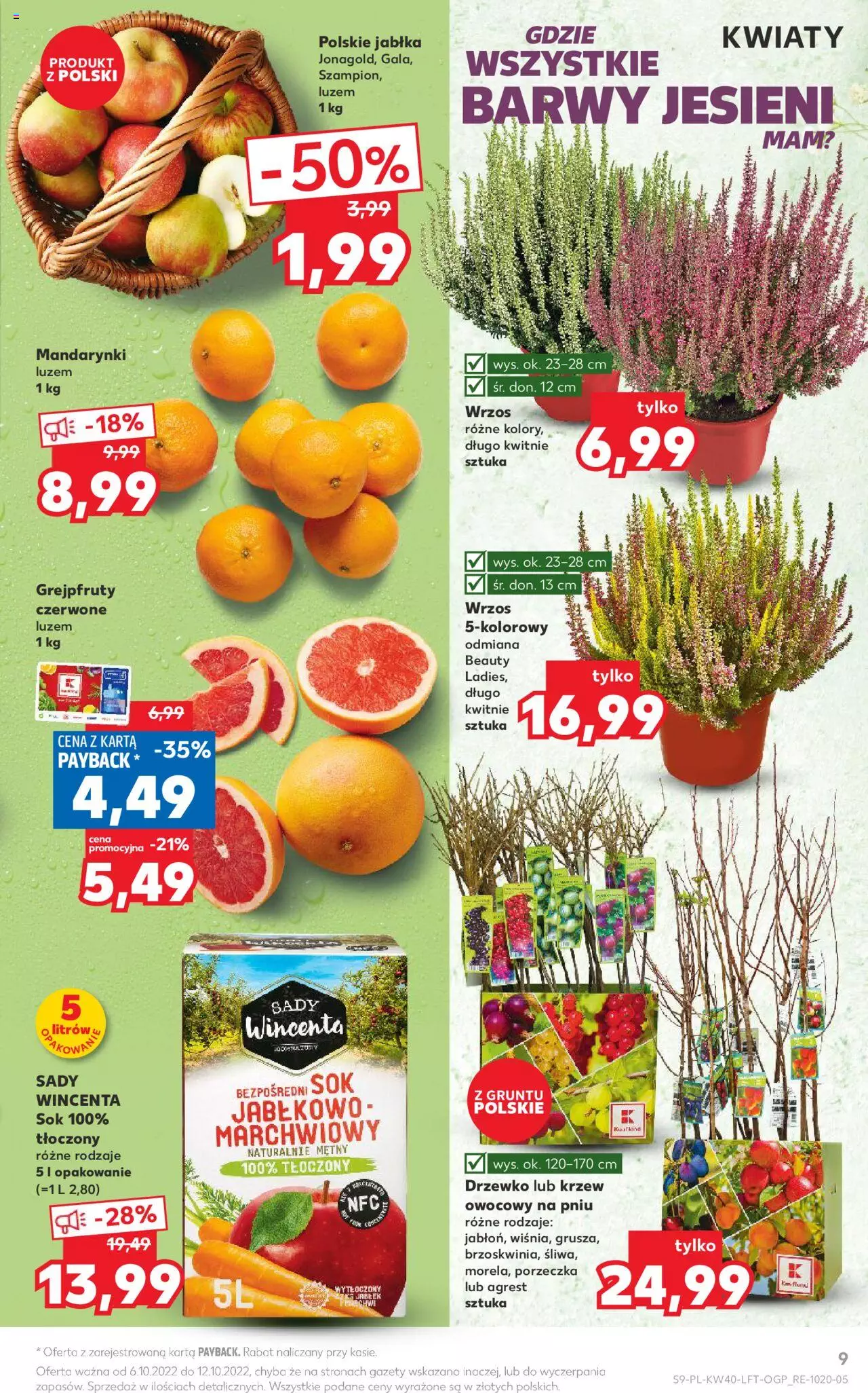 KAUFLAND gazetka ważna od 06.10.2022 do 12.10.2022 strona 9