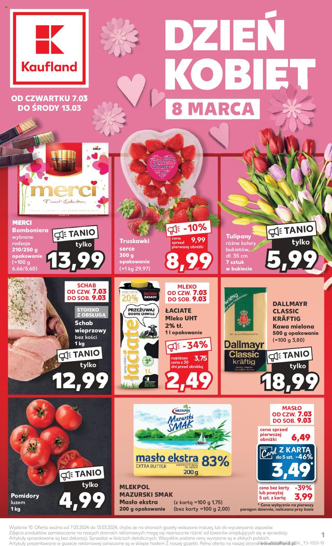 KAUFLAND gazetka ważna od 07.03.2024 do 13.03.2024 strona 1