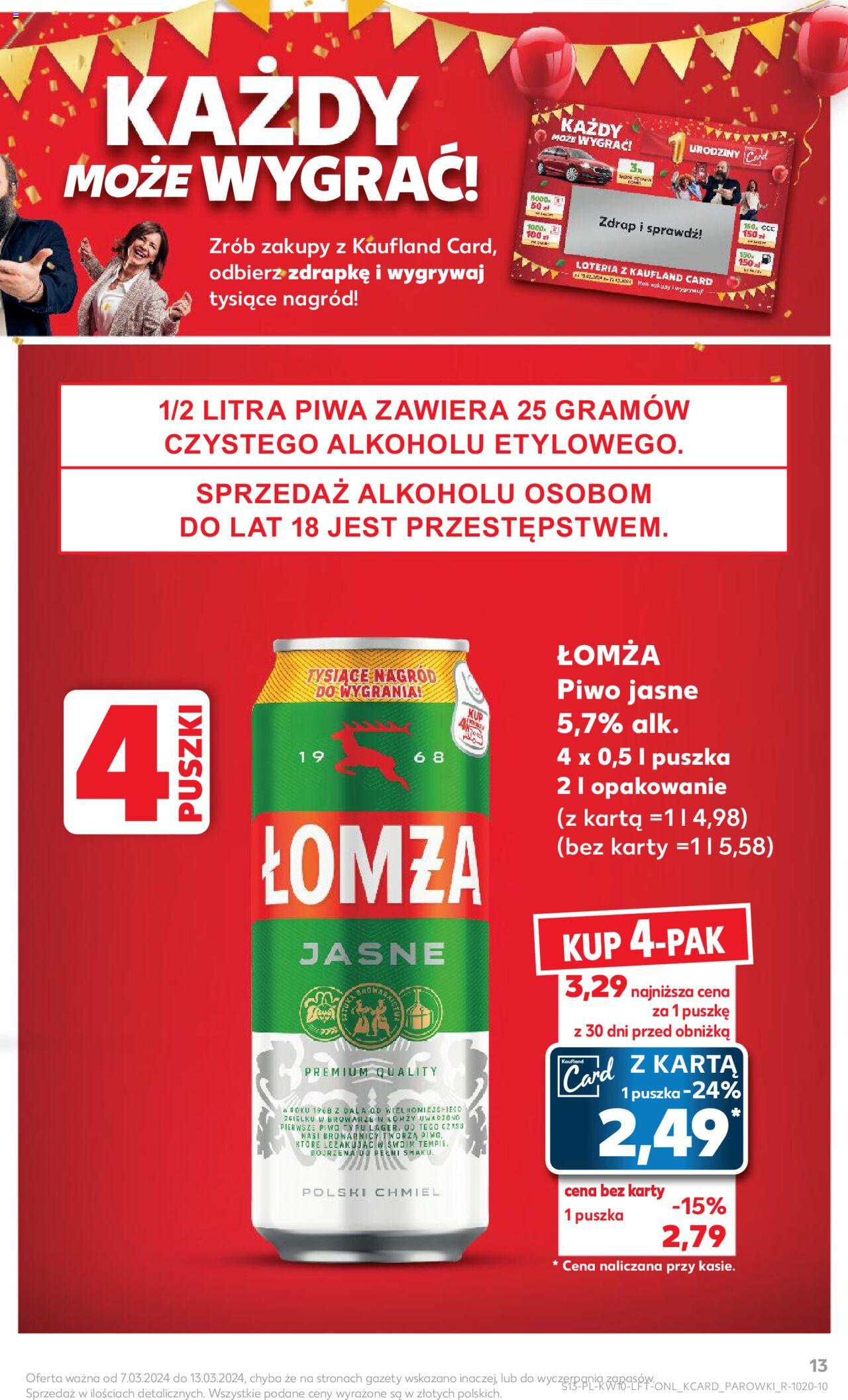 KAUFLAND gazetka ważna od 07.03.2024 do 13.03.2024 strona 13