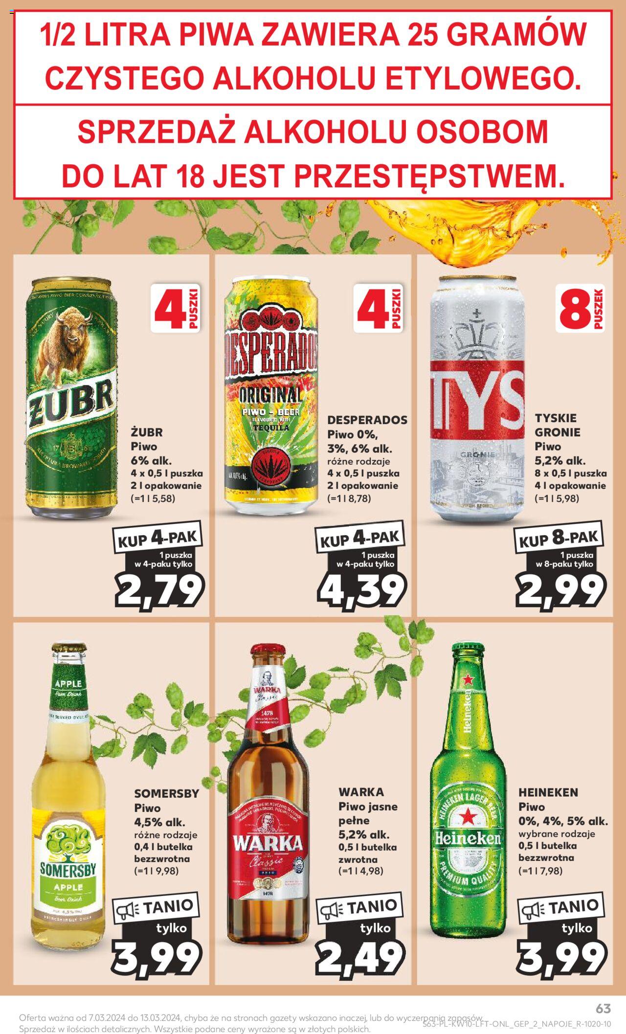 KAUFLAND gazetka ważna od 07.03.2024 do 13.03.2024 strona 63