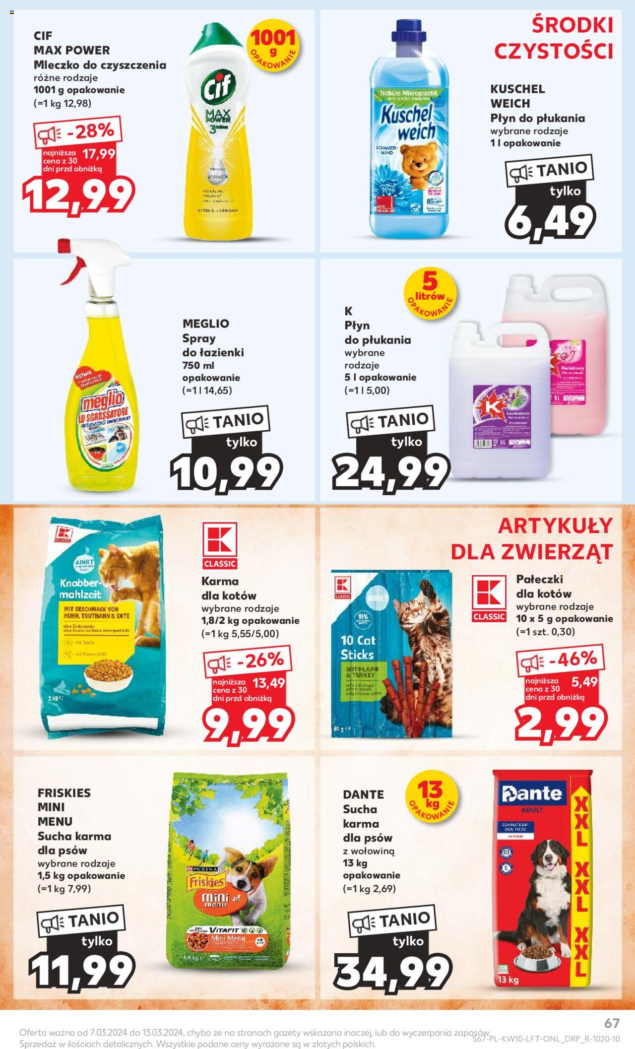KAUFLAND gazetka ważna od 07.03.2024 do 13.03.2024 strona 67
