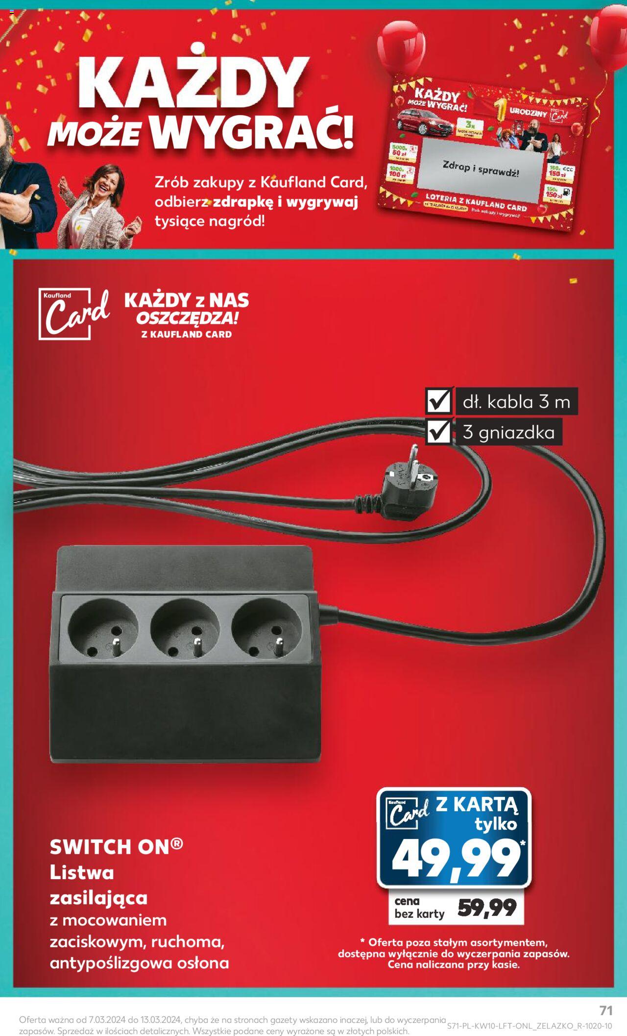 KAUFLAND gazetka ważna od 07.03.2024 do 13.03.2024 strona 71