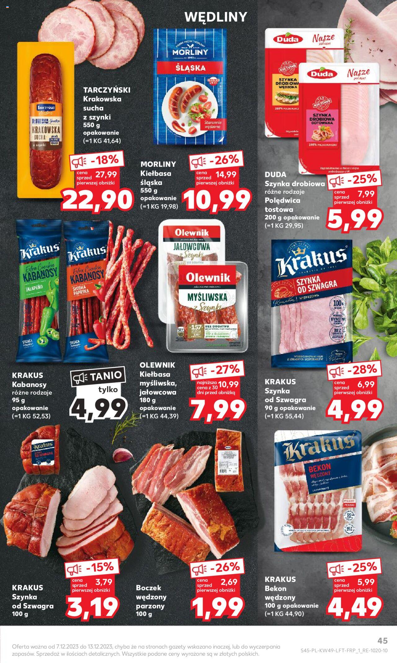 Kaufland gazetka ważna od 07.12.2023 do 13.12.2023 strona 43