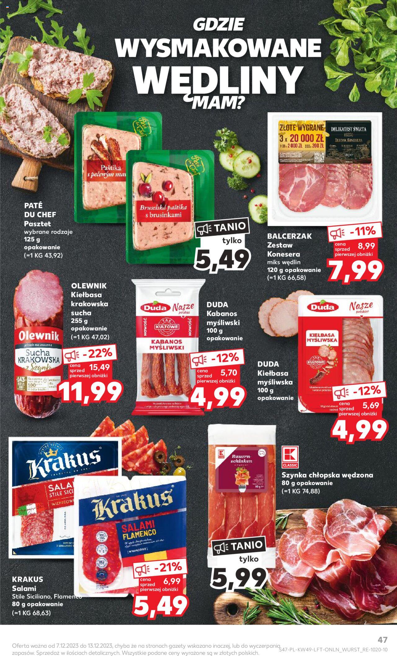 Kaufland gazetka ważna od 07.12.2023 do 13.12.2023 strona 45