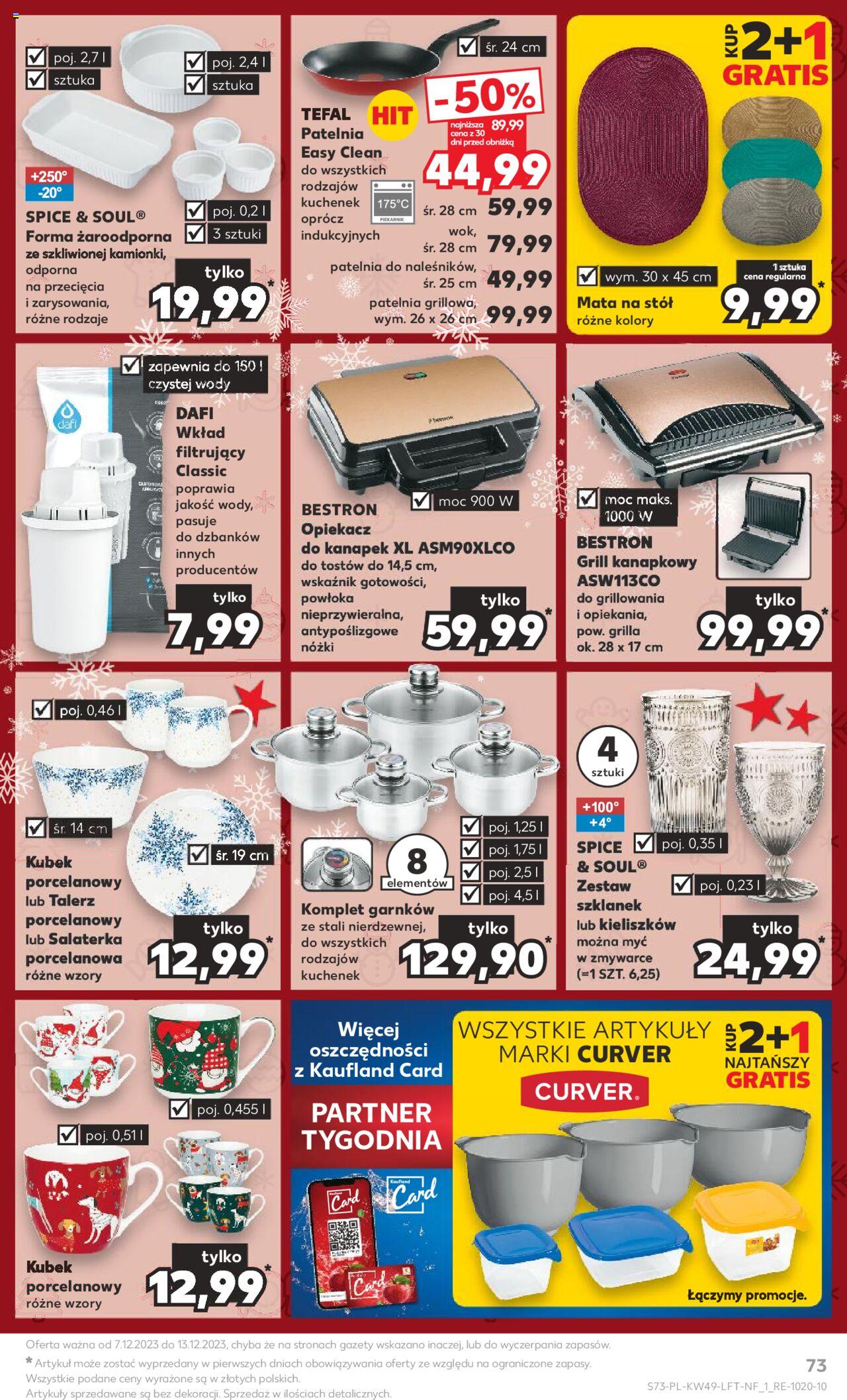 Kaufland gazetka ważna od 07.12.2023 do 13.12.2023 strona 71