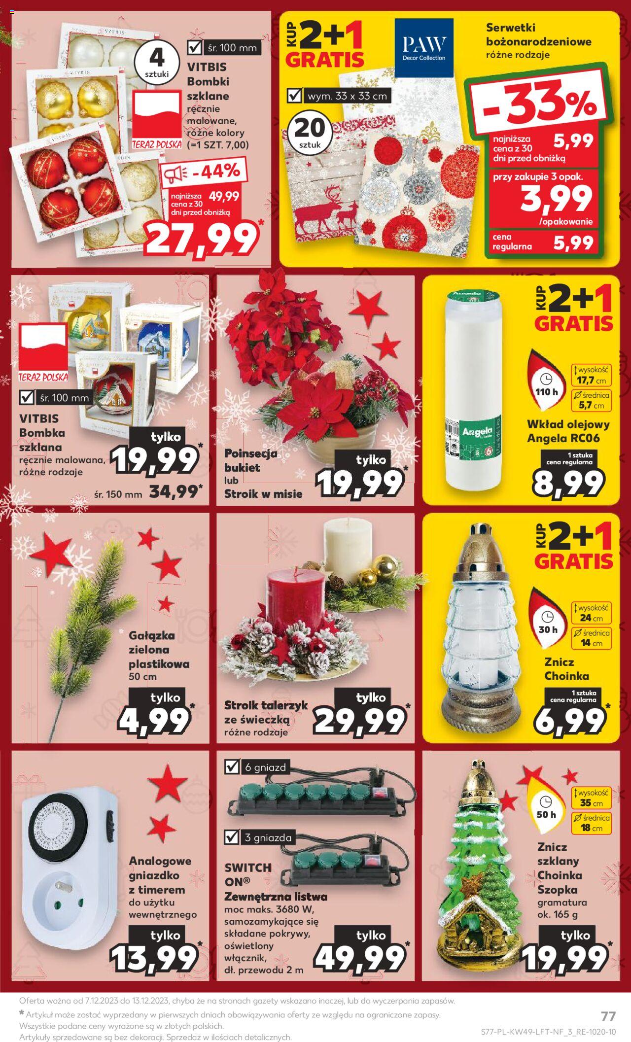 Kaufland gazetka ważna od 07.12.2023 do 13.12.2023 strona 75