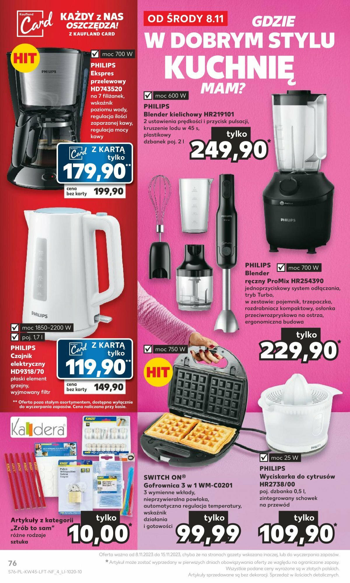 Kaufland gazetka ważna od 08.11.2023 do 15.11.2023 strona 73