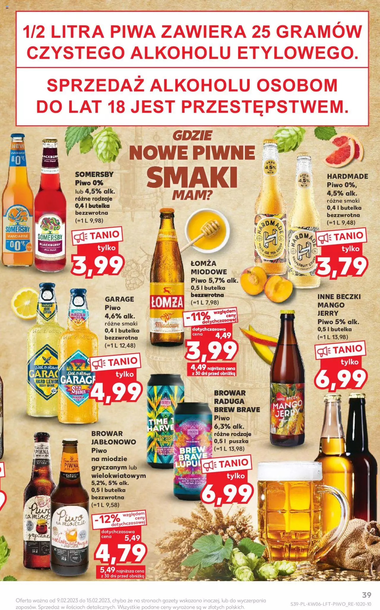 Kaufland Gazetka ważna od 09.02.2023 do 15.02.2023 strona 39