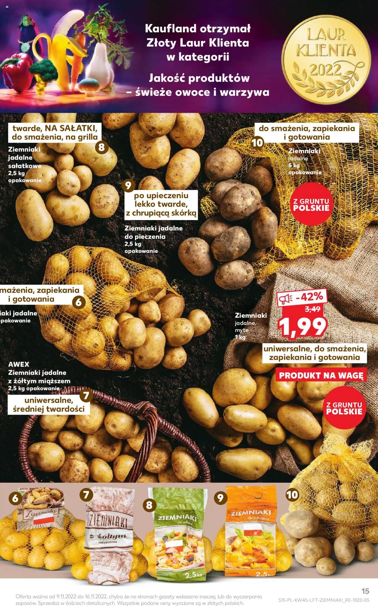 KAUFLAND gazetka ważna od 09.11.2022 do 16.11.2022 strona 15