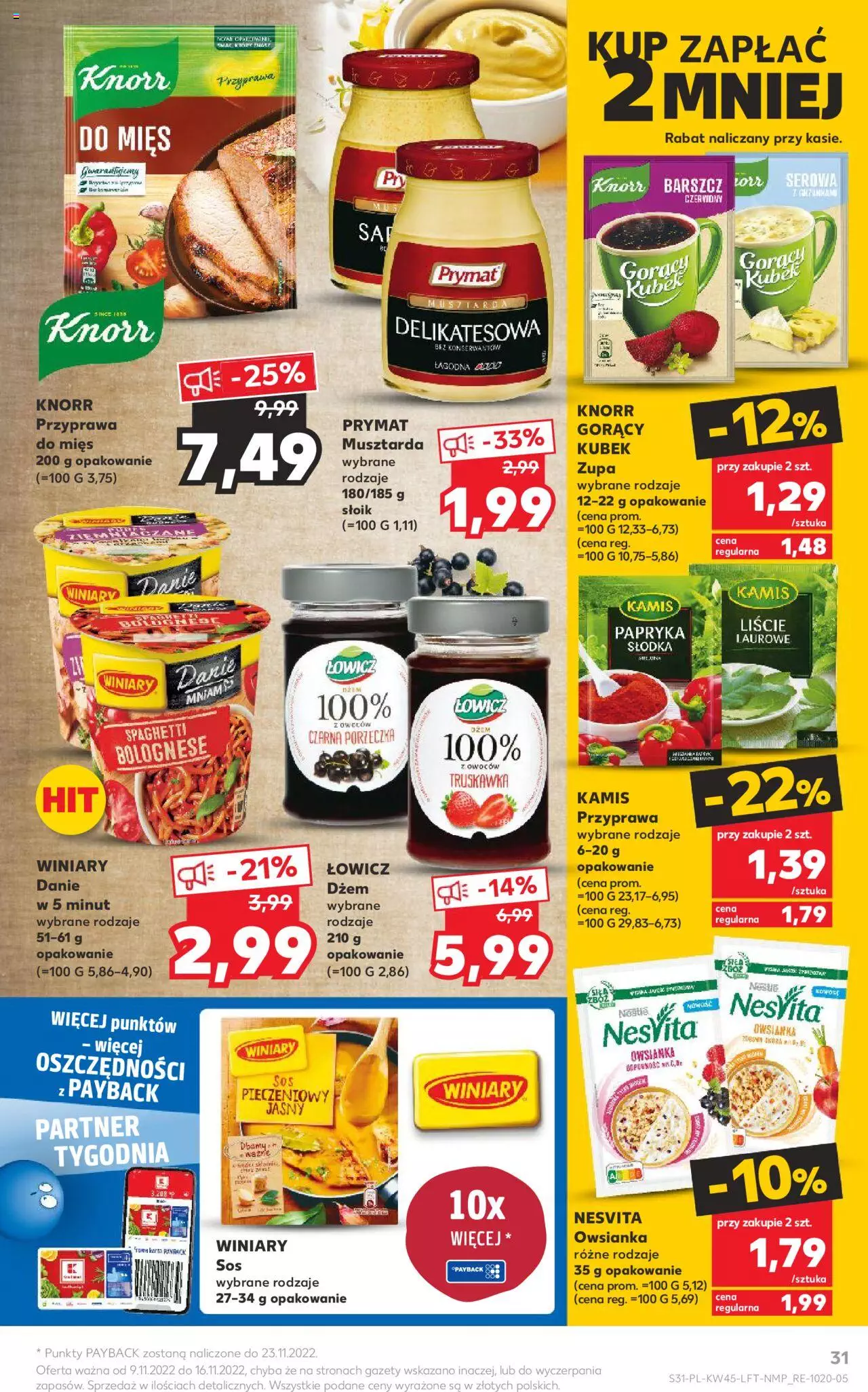 KAUFLAND gazetka ważna od 09.11.2022 do 16.11.2022 strona 31