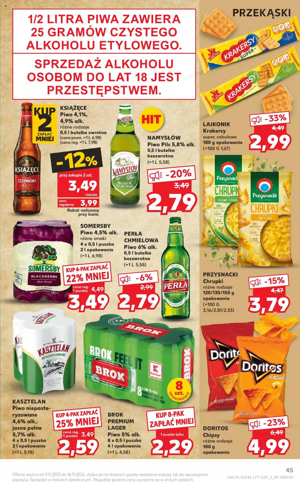 KAUFLAND gazetka ważna od 09.11.2022 do 16.11.2022 strona 45
