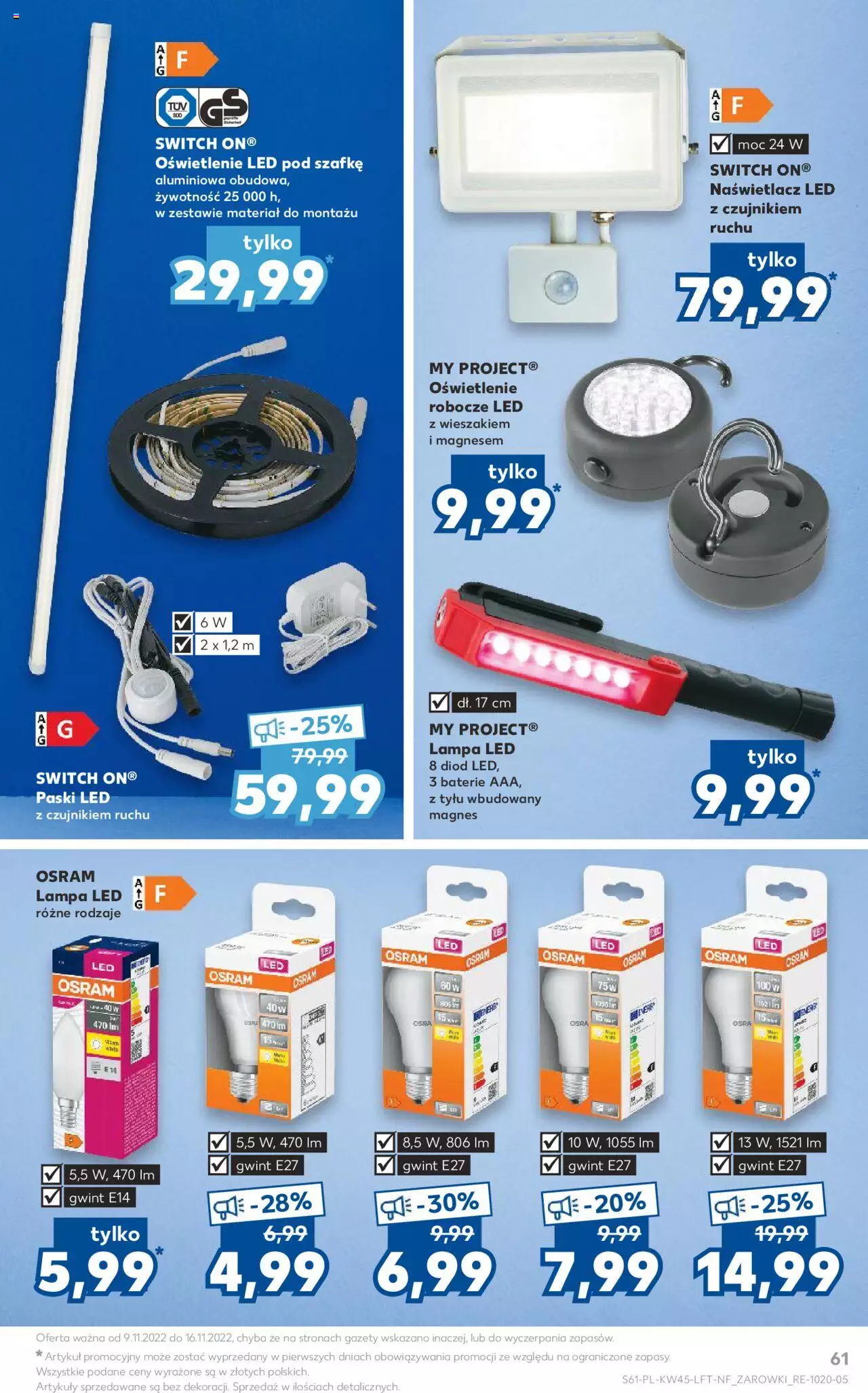 KAUFLAND gazetka ważna od 09.11.2022 do 16.11.2022 strona 61